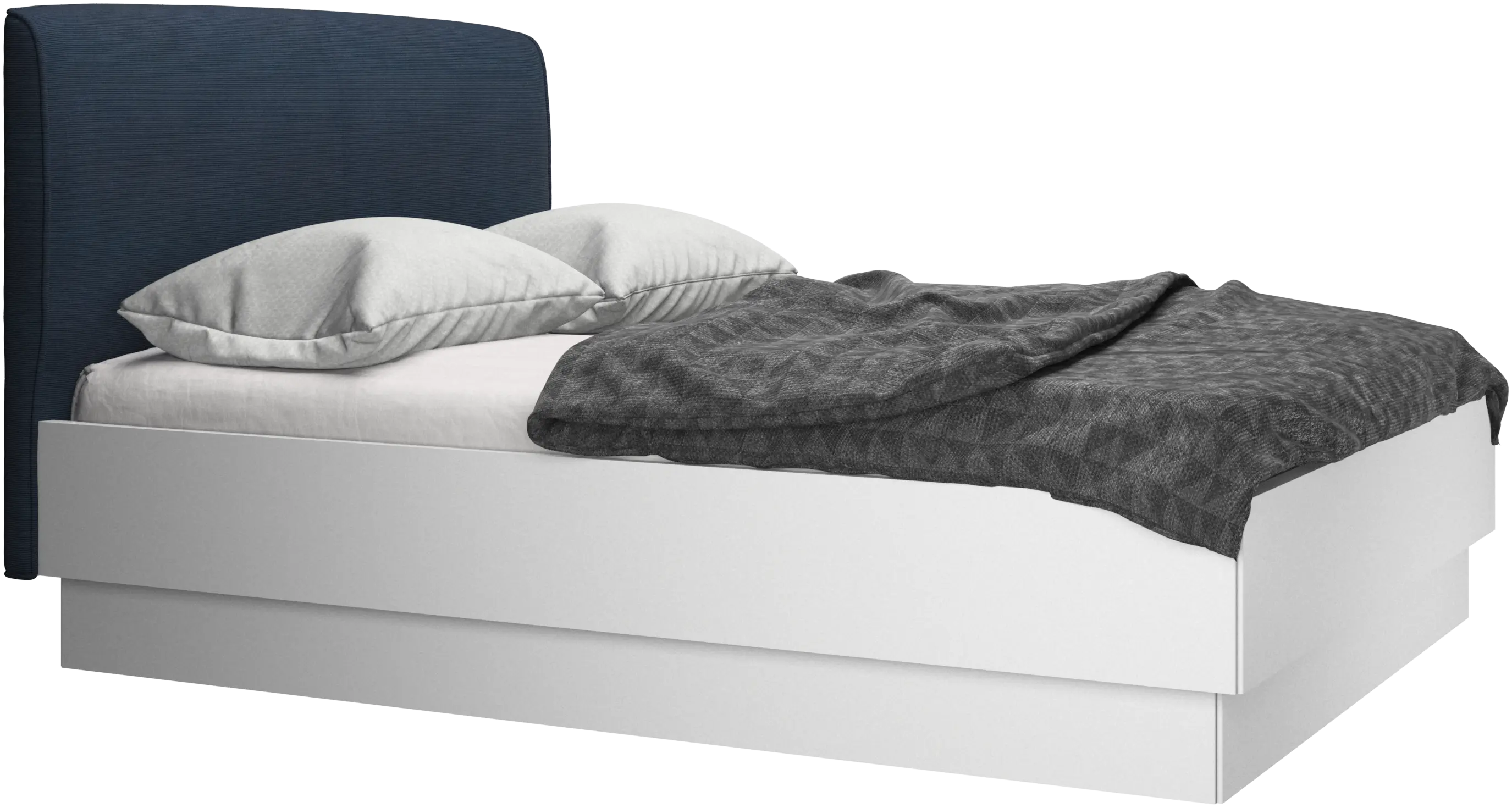 Houston, upholstered bed with storage