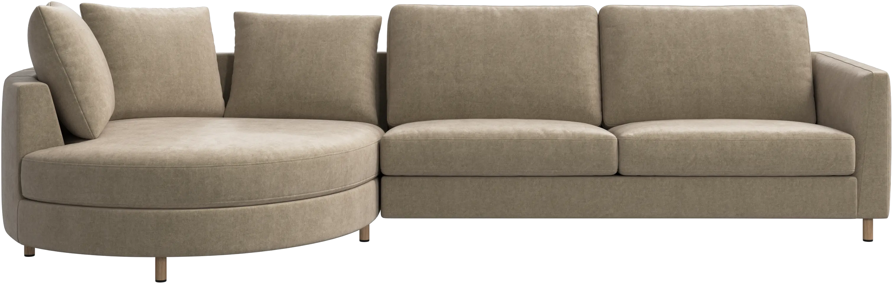 Indivi sofa with chaise longue left