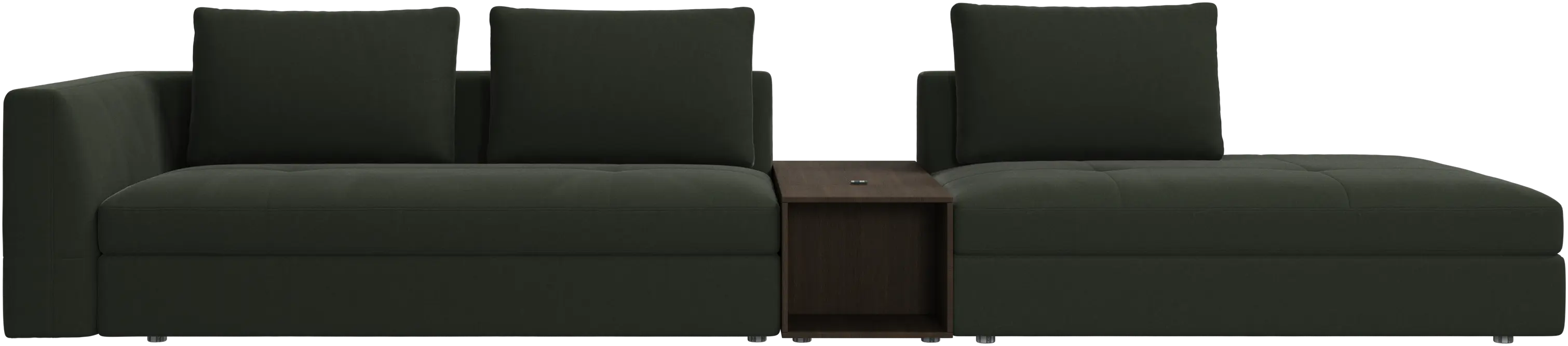 Bergamo 3-seater lounge sofa with storage