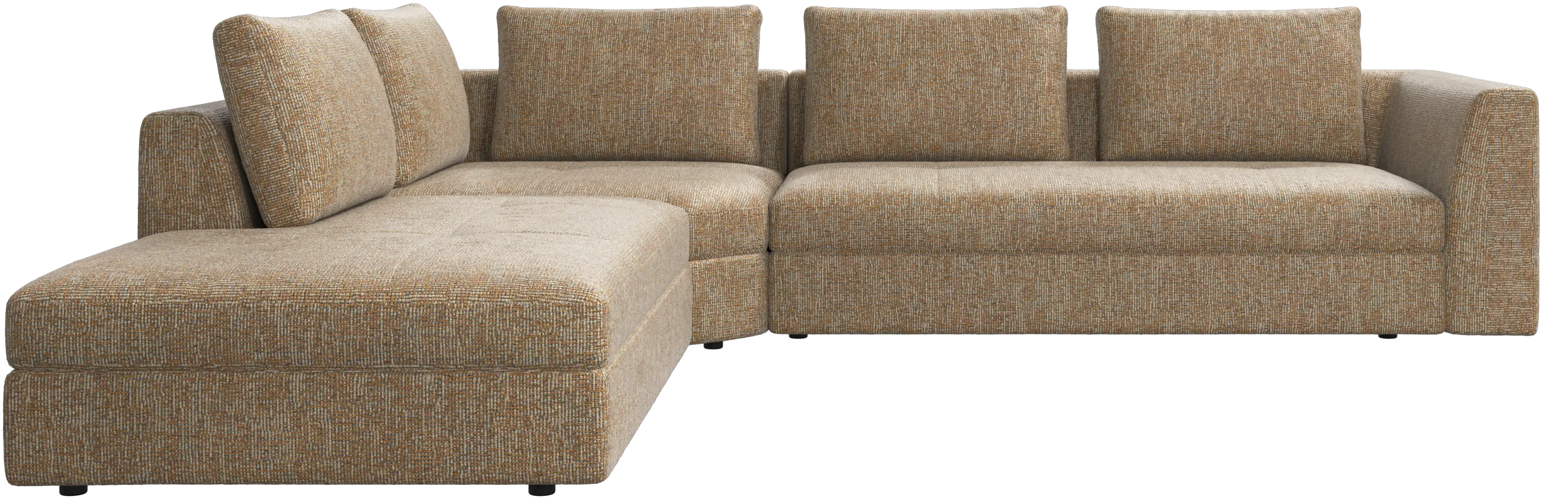 Bergamo corner sofa with lounging unit