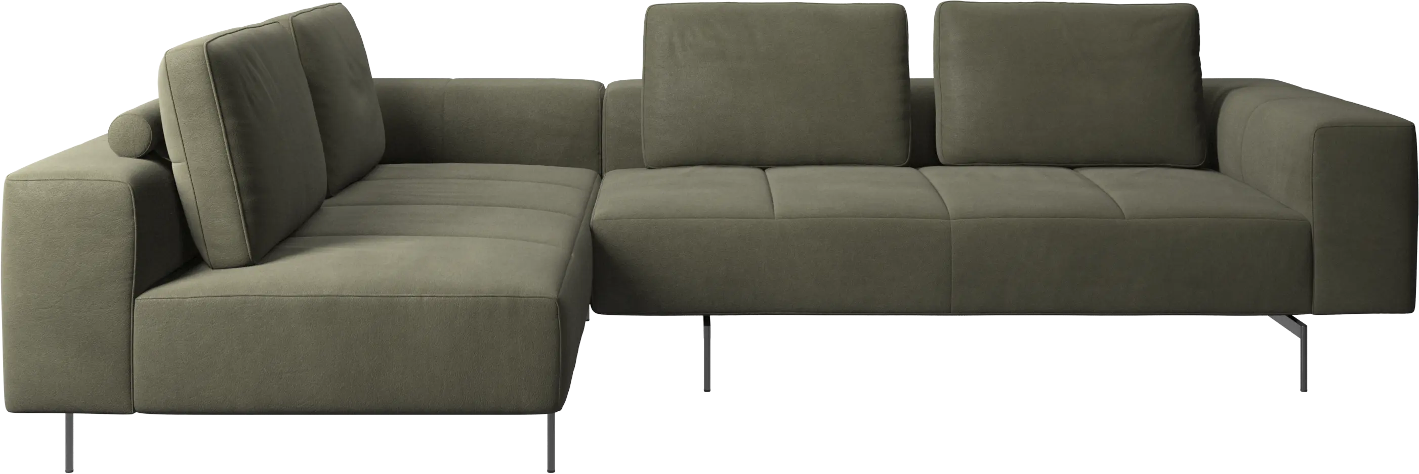 Amsterdam corner sofa with lounging unit