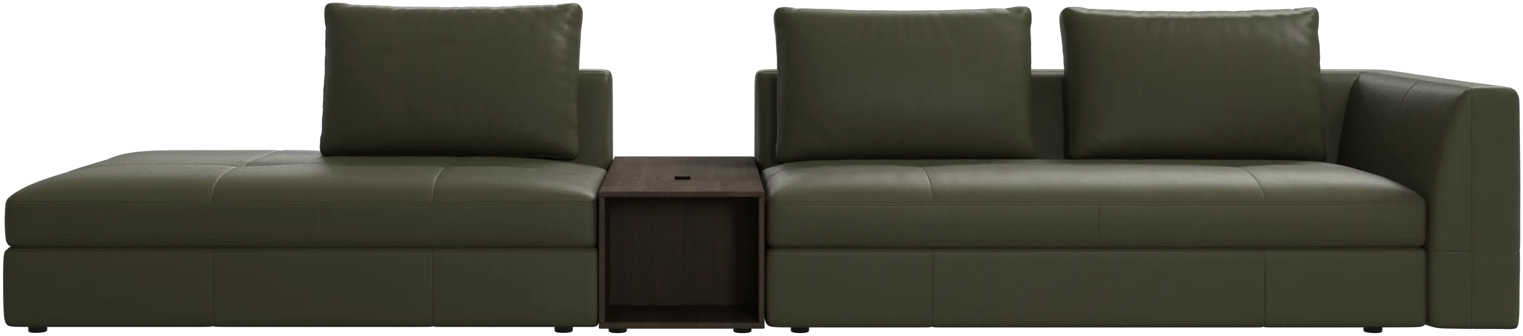 Bergamo 3 seater lounge sofa with storage