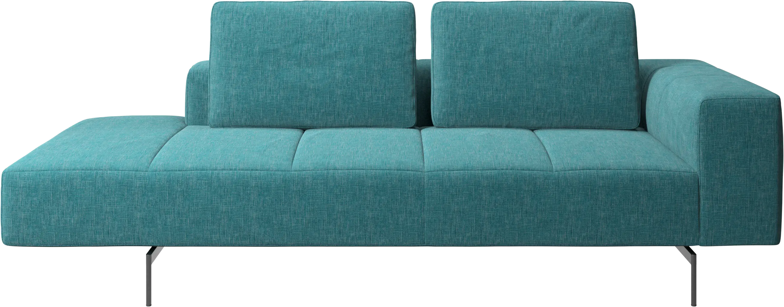 Amsterdam resting module for sofa, armrest right, open end left