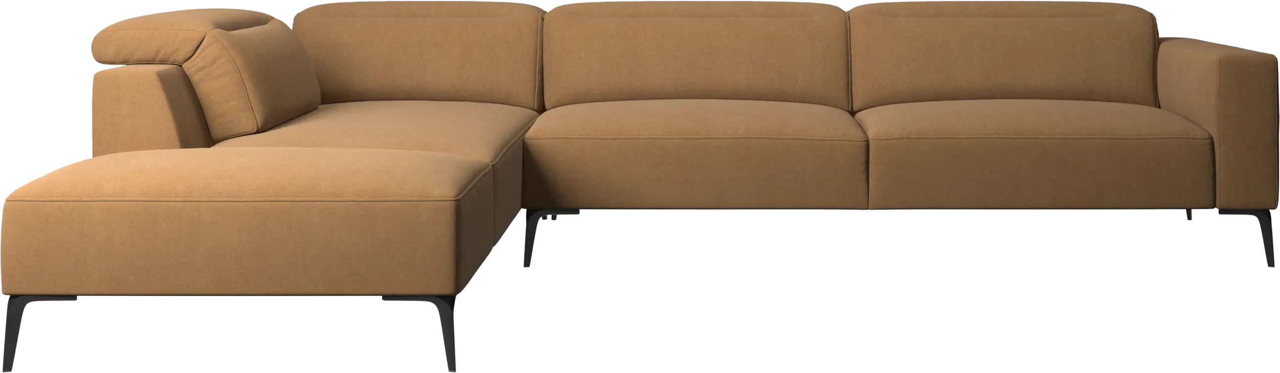 Zürich corner sofa with lounging unit