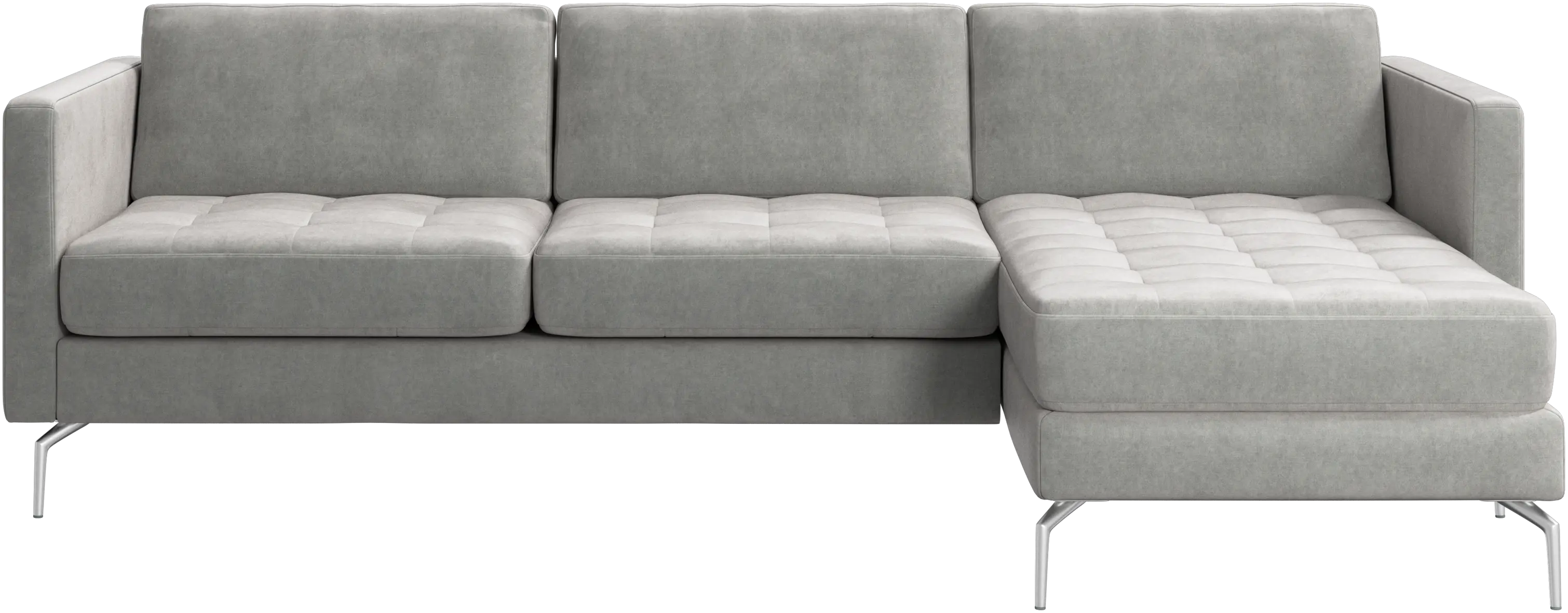 Osaka sofa with resting unit, tufted seat