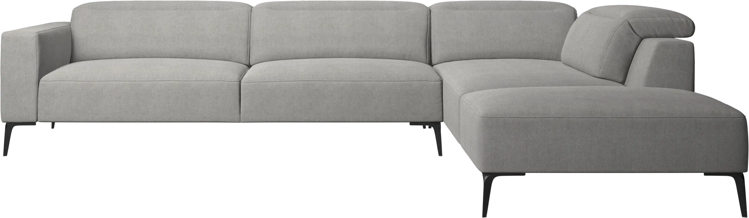 Zürich corner sofa with lounging unit