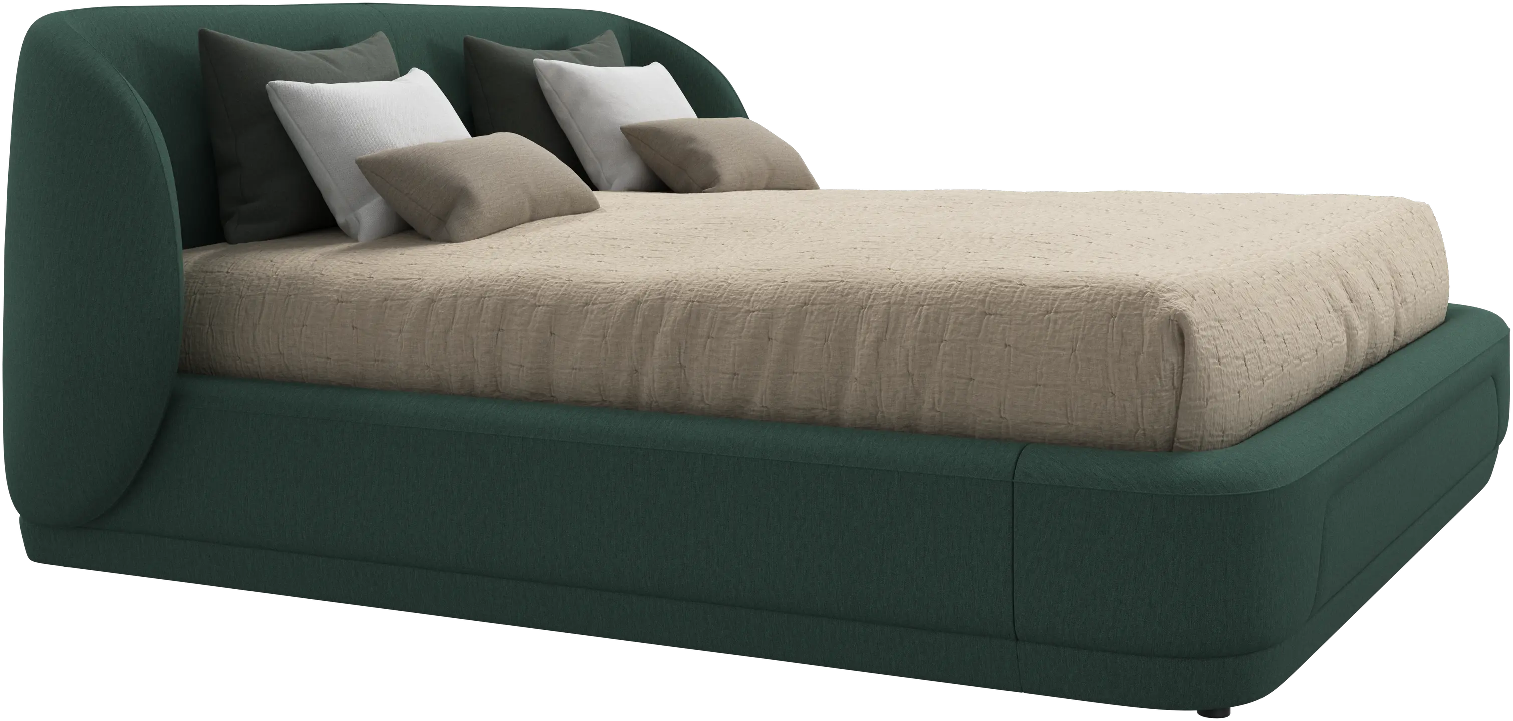 Bolzano bed with slats  - W193xL203cm