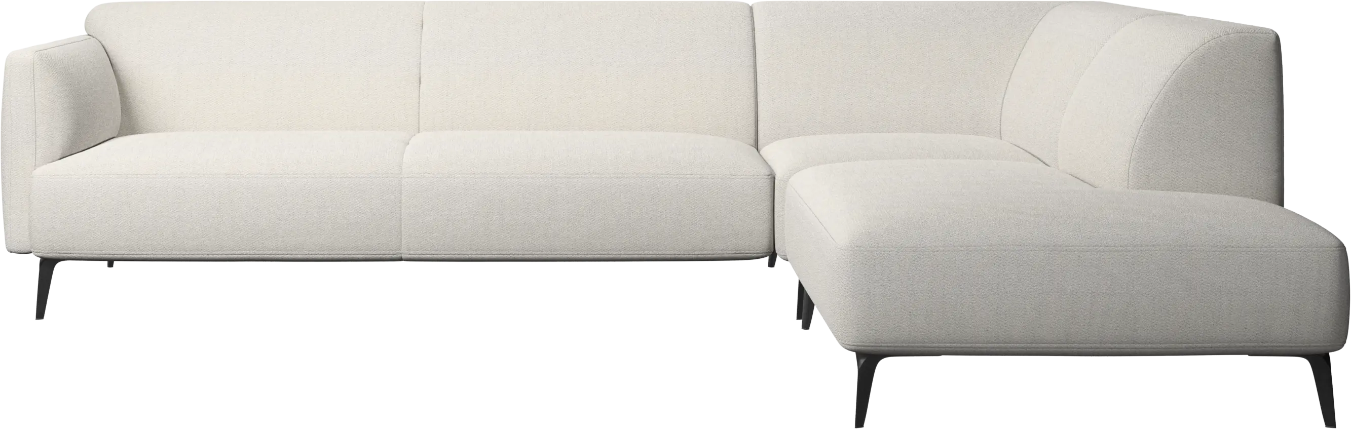 Modena corner sofa with lounging unit