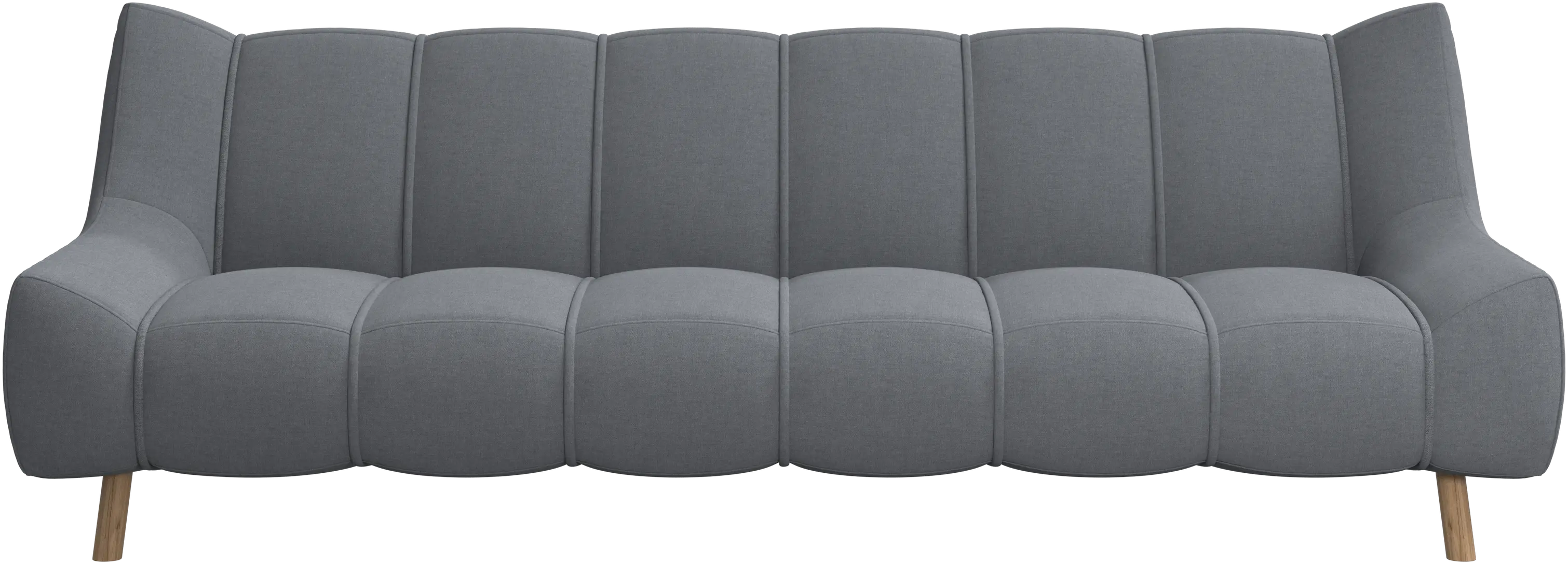 Nawabari 3 seater sofa, wooden leg