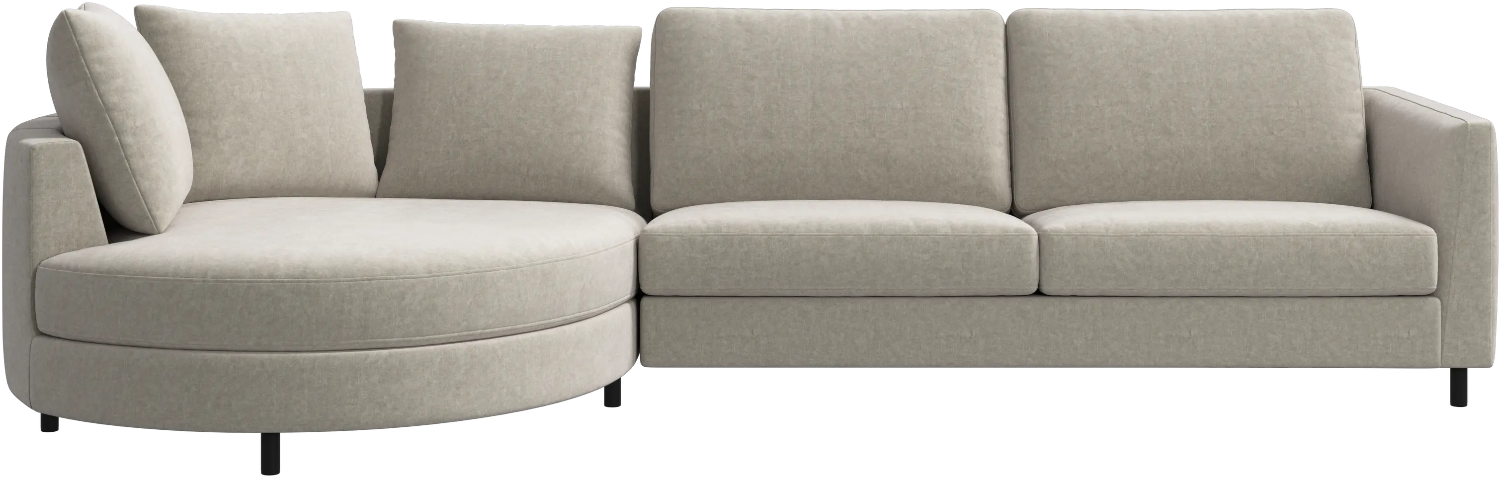 Sofá Indivi con módulo chaise-longue a la izquierda