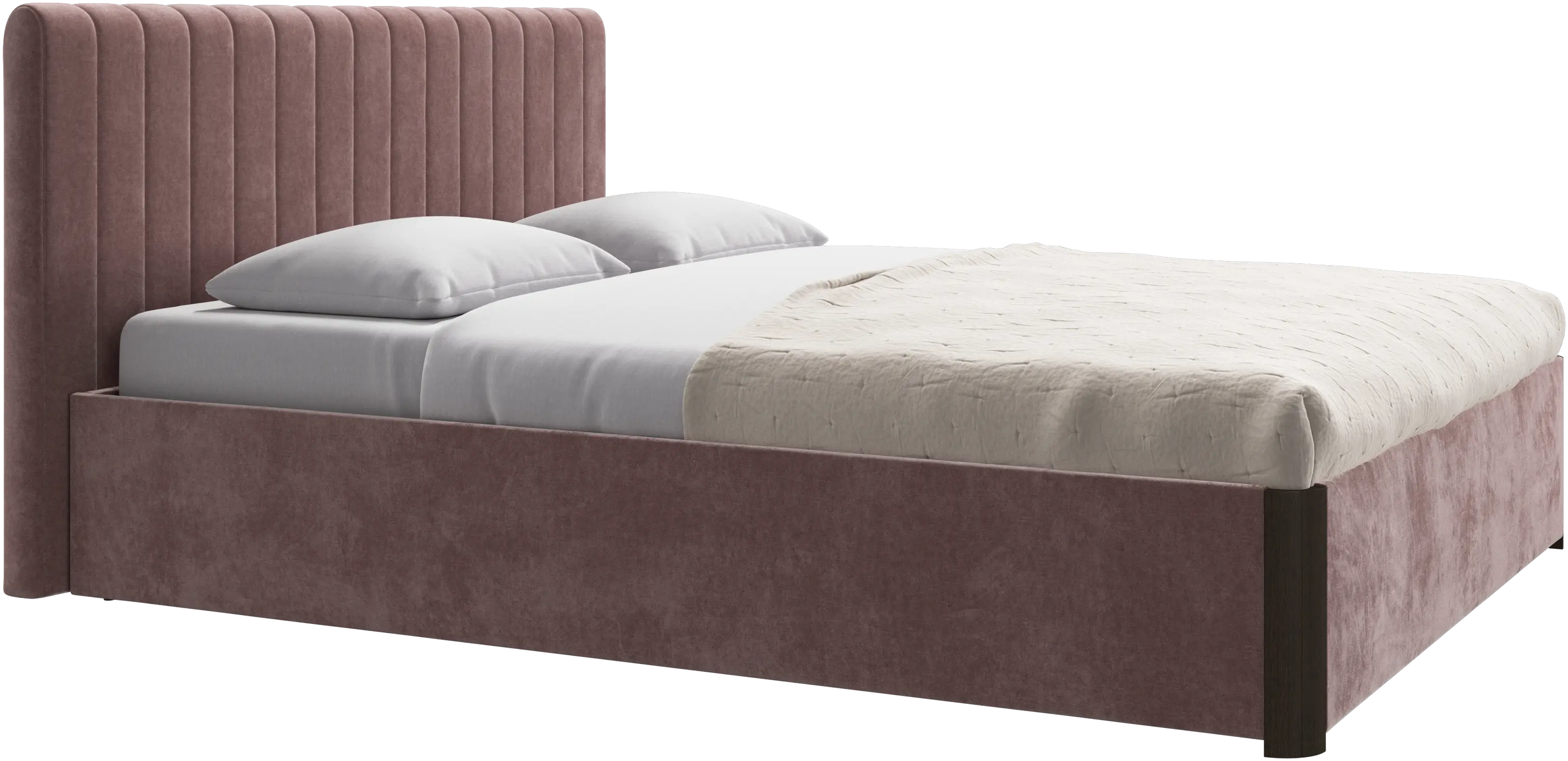 Element cama, cabecero montado en la cama, sin láminas, excl. colchón