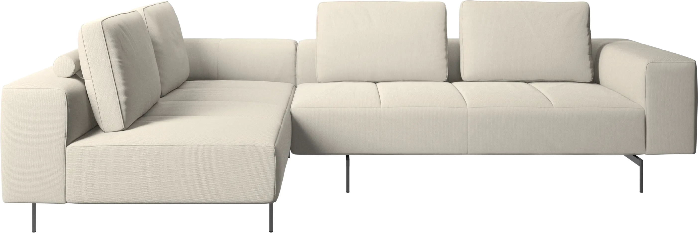 Amsterdam corner sofa with lounging unit
