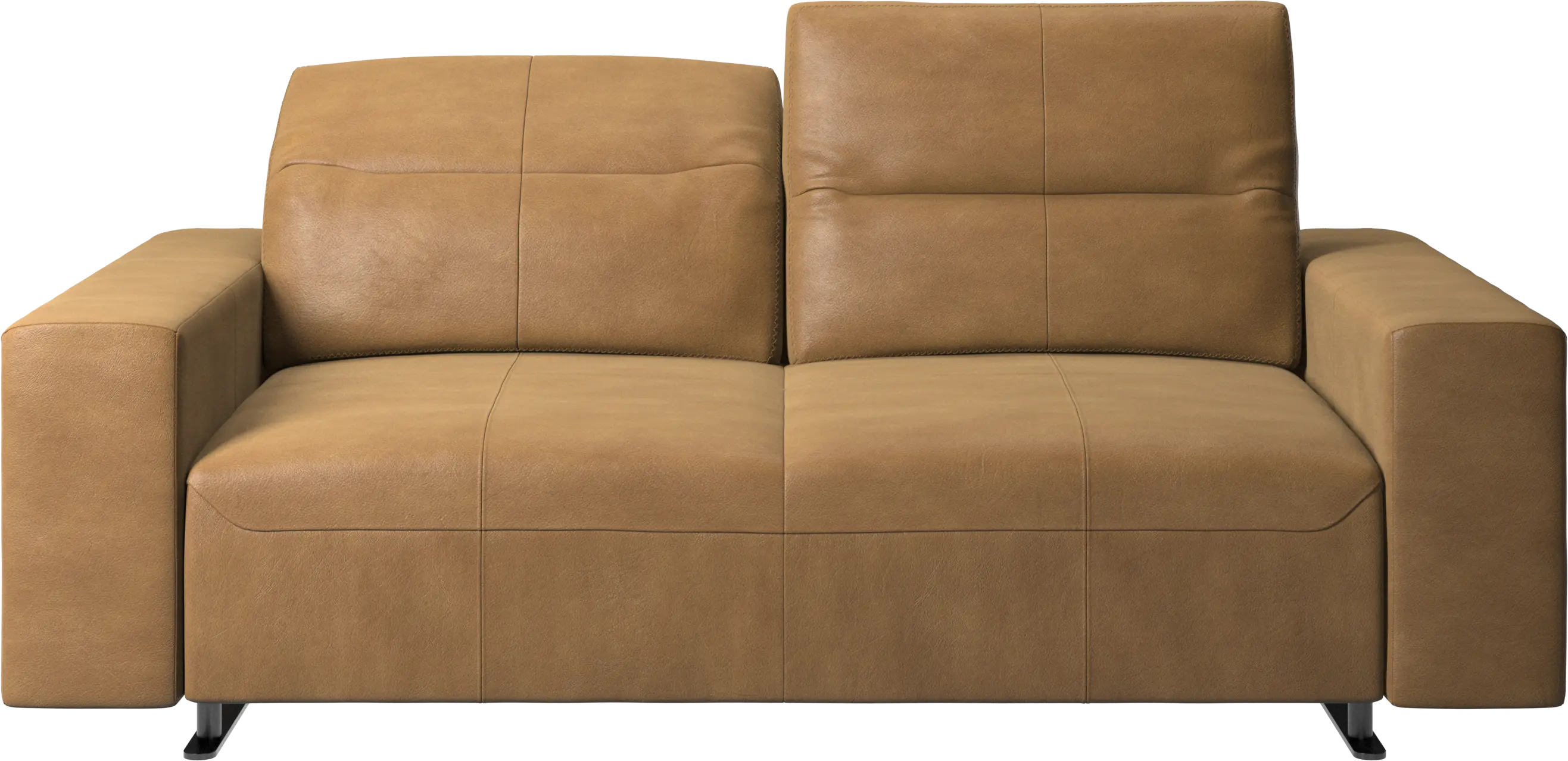 Hampton sofa with adjustable back and storage on the right side