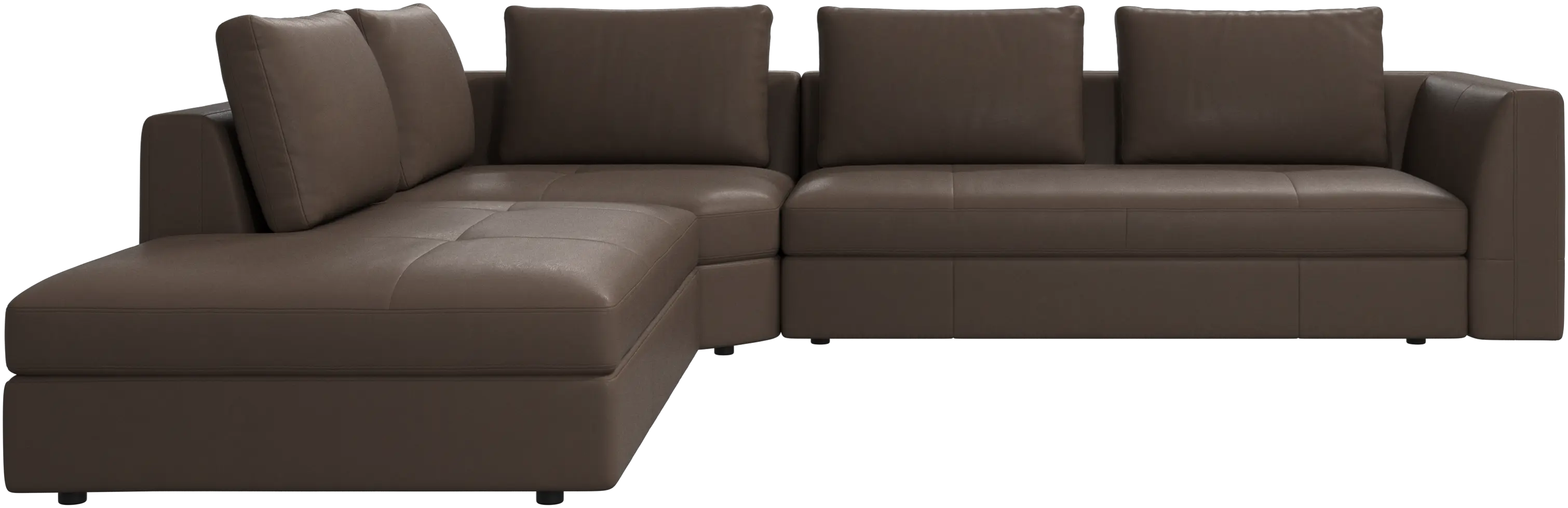 Bergamo corner sofa with lounging unit