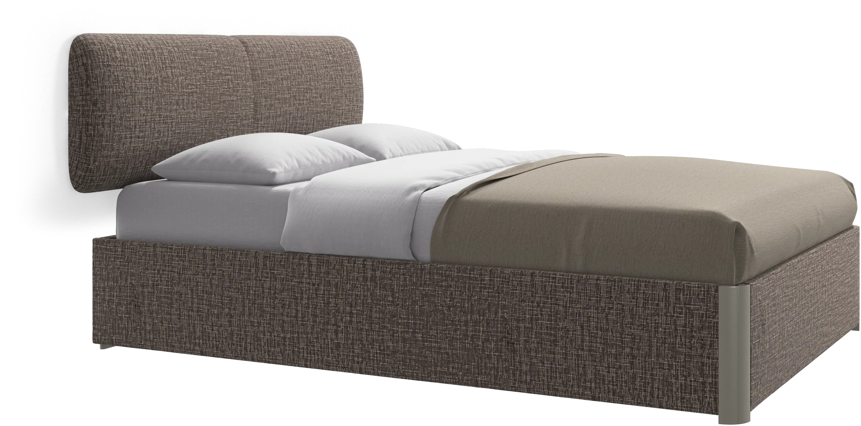 Element bed, wall-mounted headboard, without slats, excl. mattress