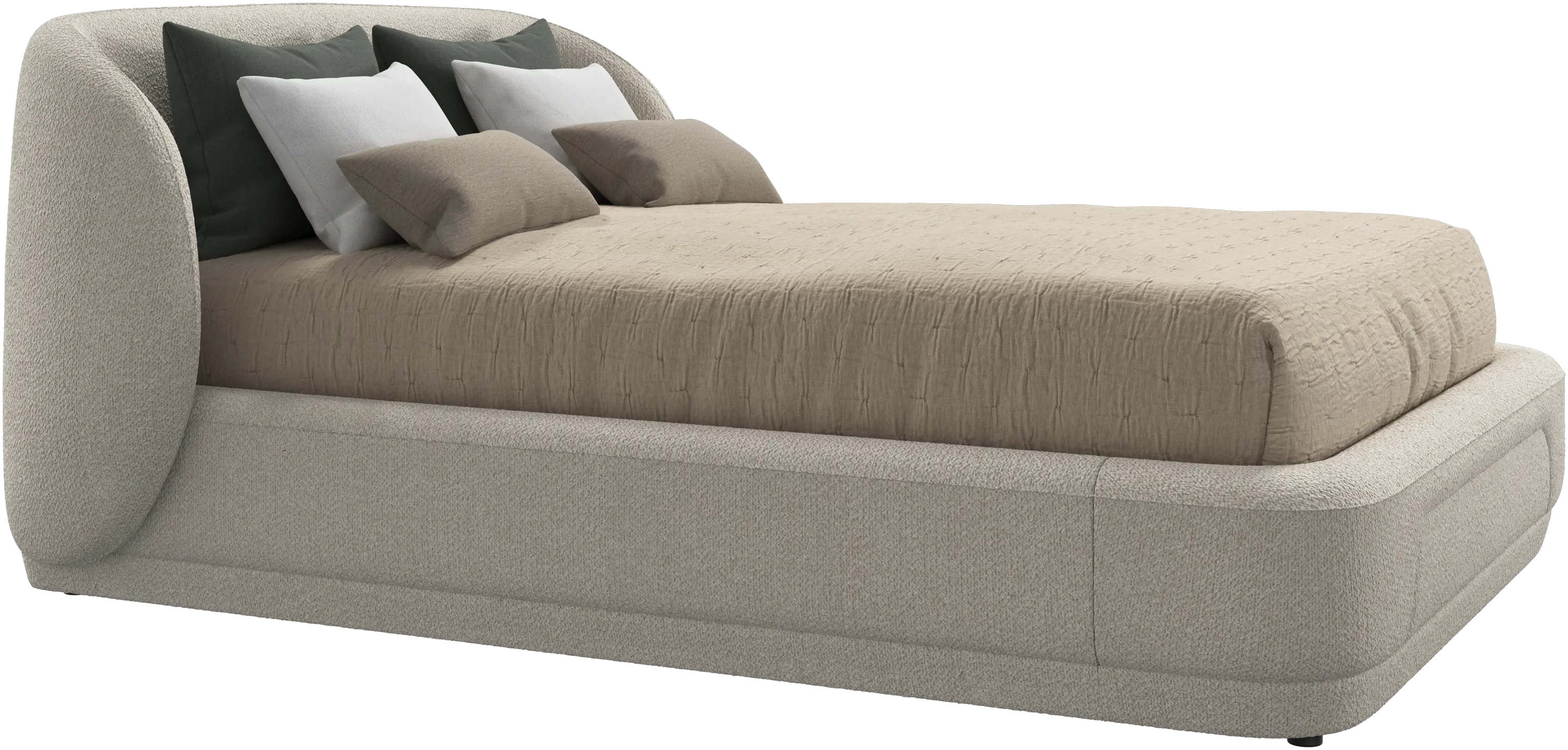 Bolzano bed with slats - W140xL200cm