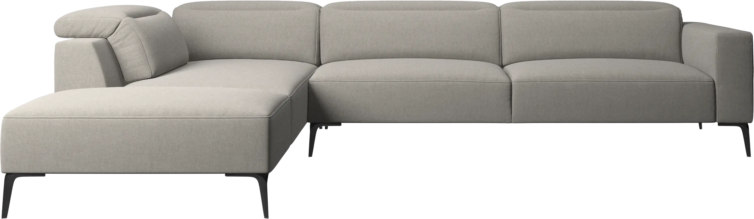 Zürich corner sofa with lounging unit