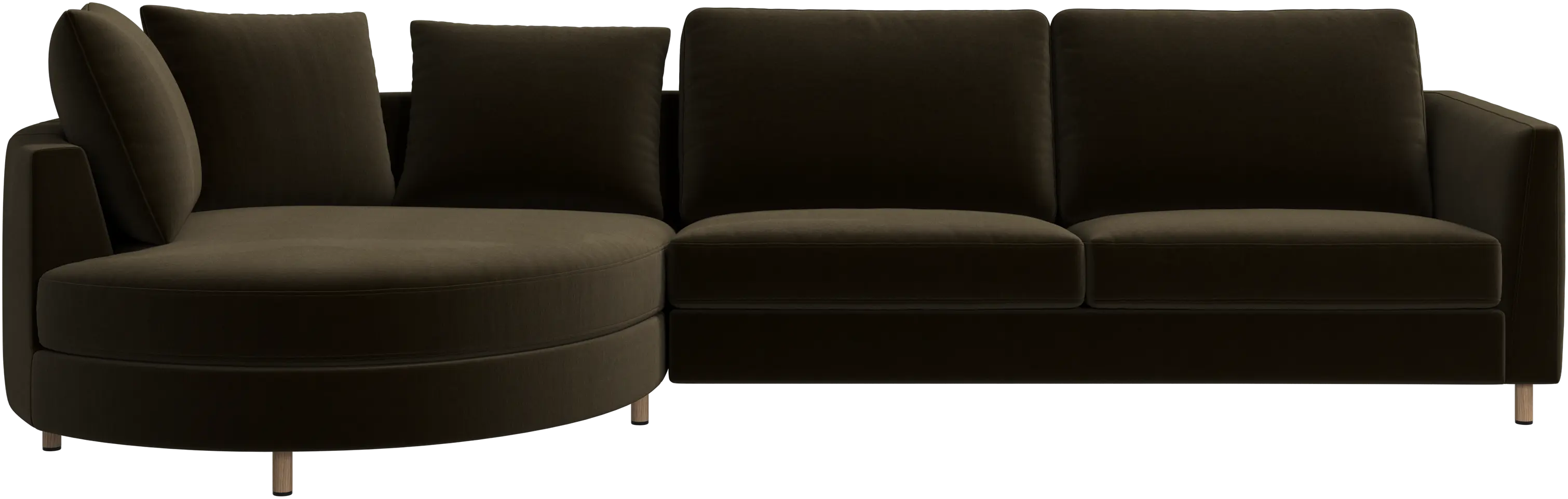 Sofá Indivi con módulo chaise-longue a la izquierda