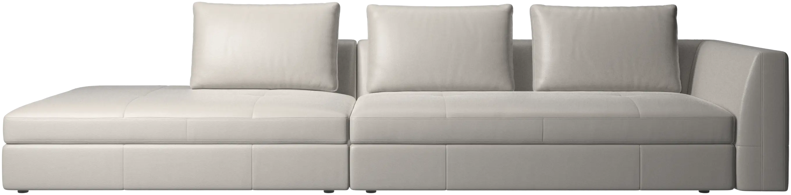 Bergamo sofa with lounging unit