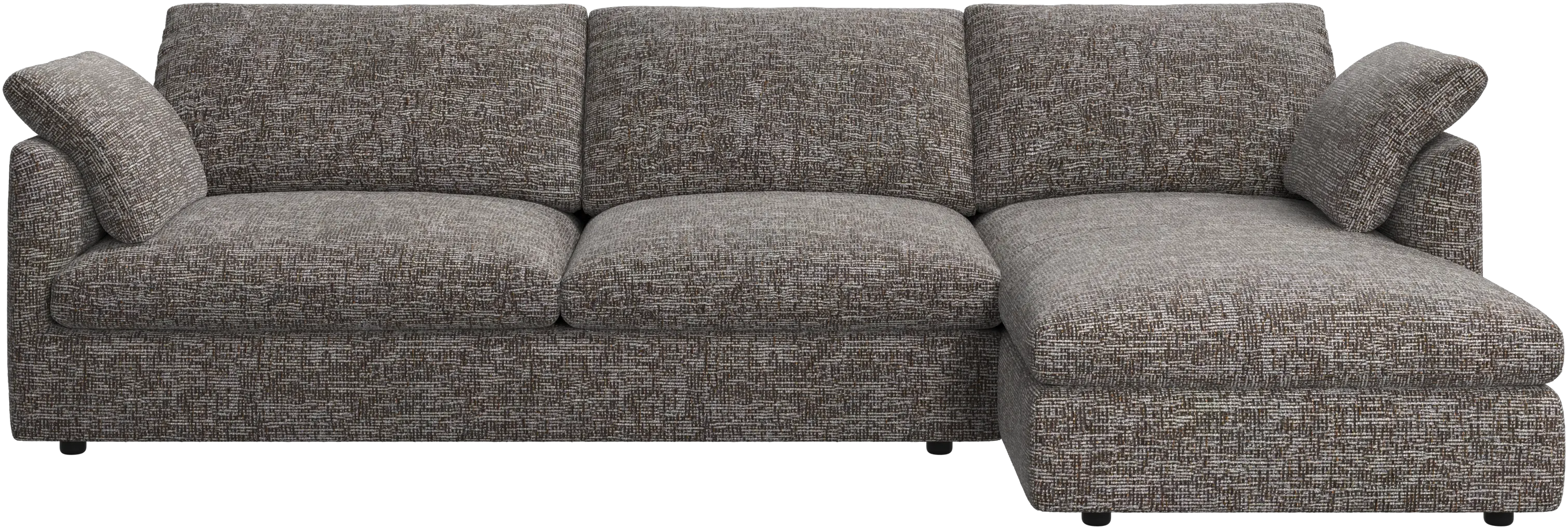 Milano sofa with chaise longue right