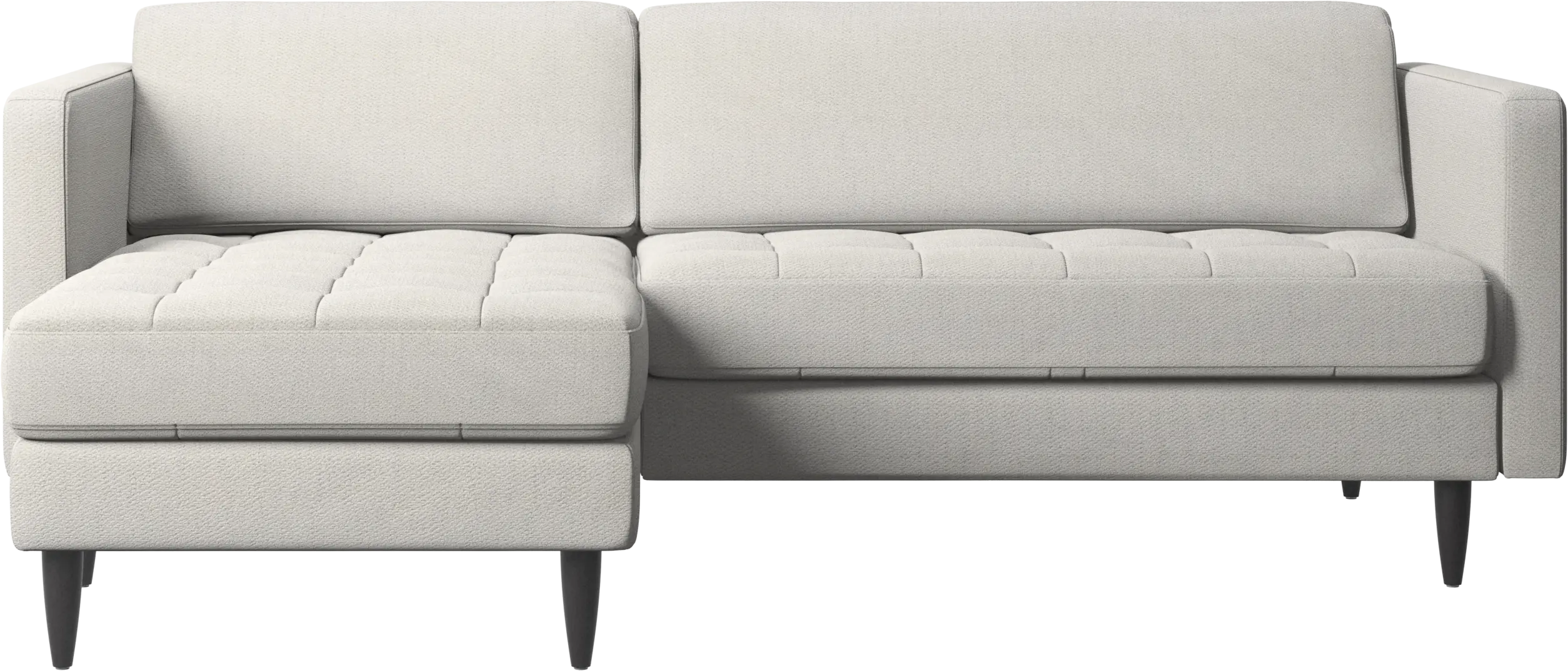 Osaka sofa with resting unit, tufted seat