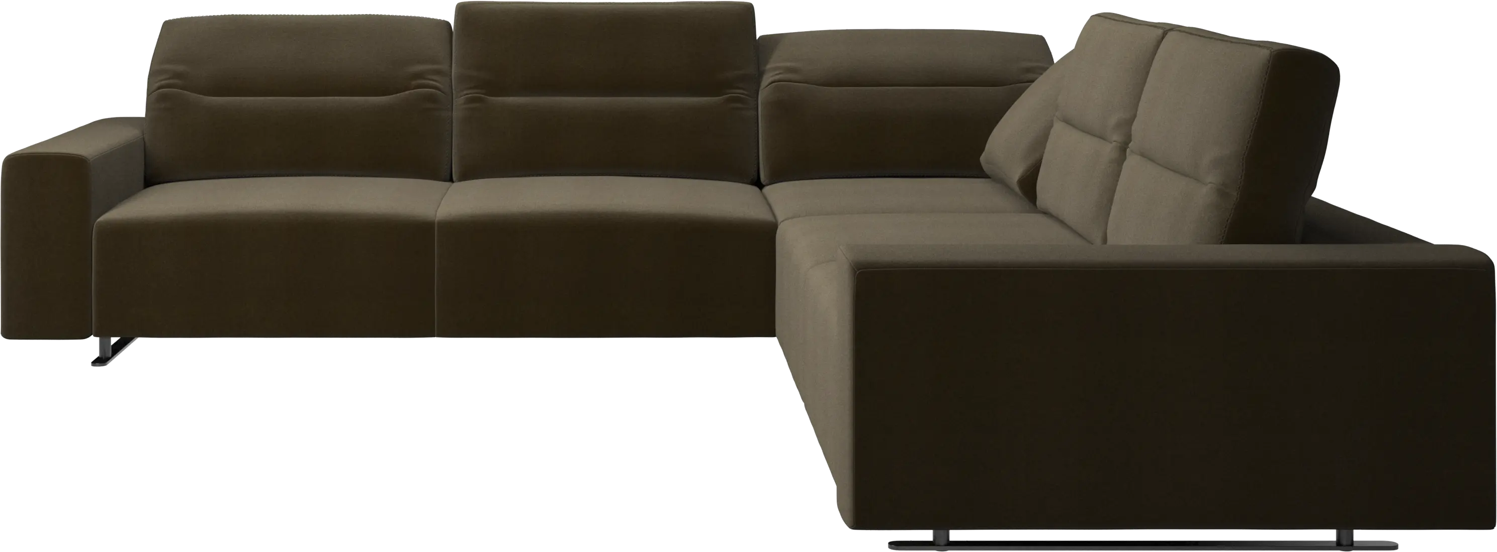 Hampton corner sofa with adjustable back