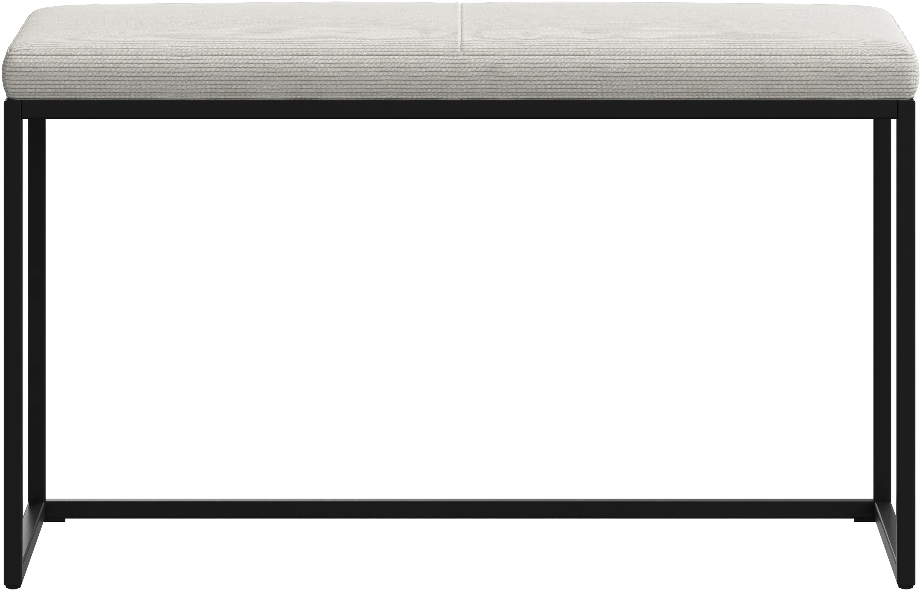 London small bench with cushion