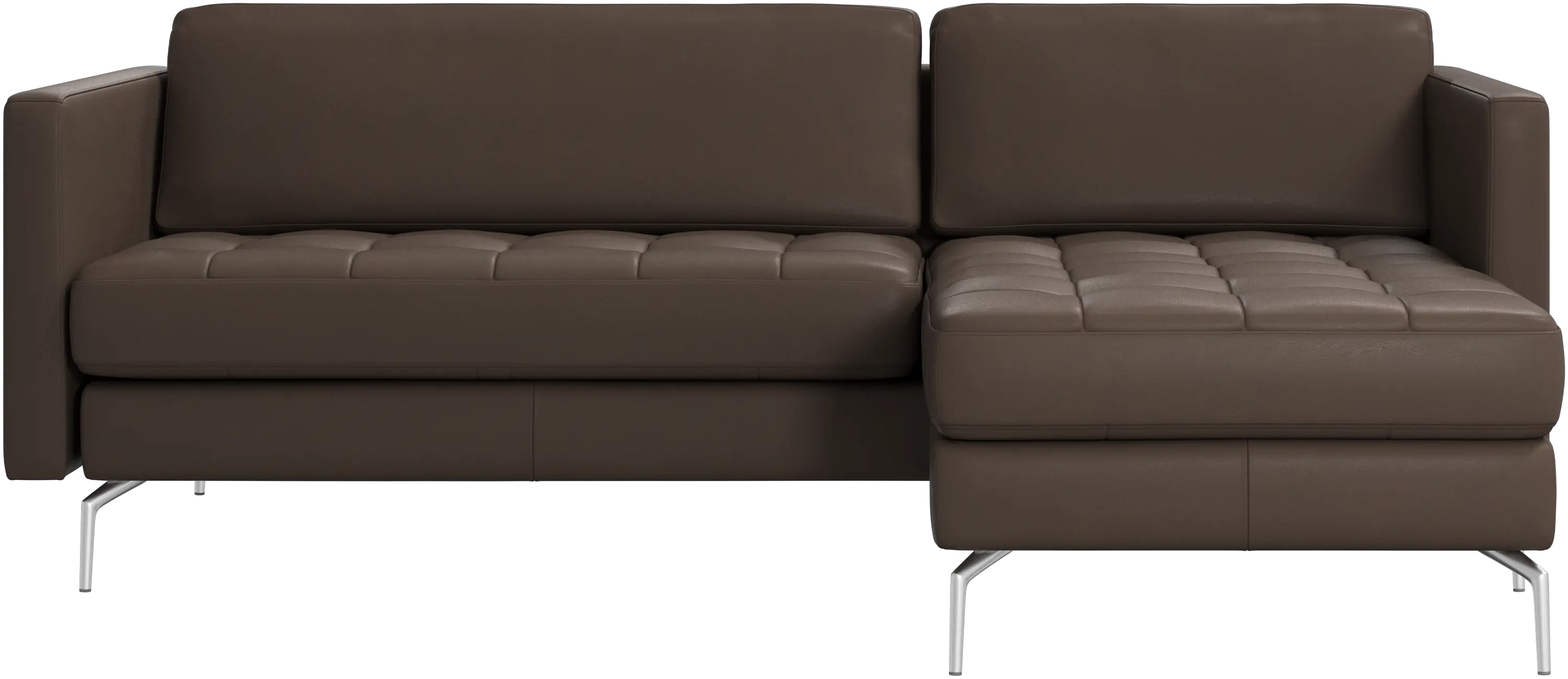 Osaka sofa with resting unit, tufted seat