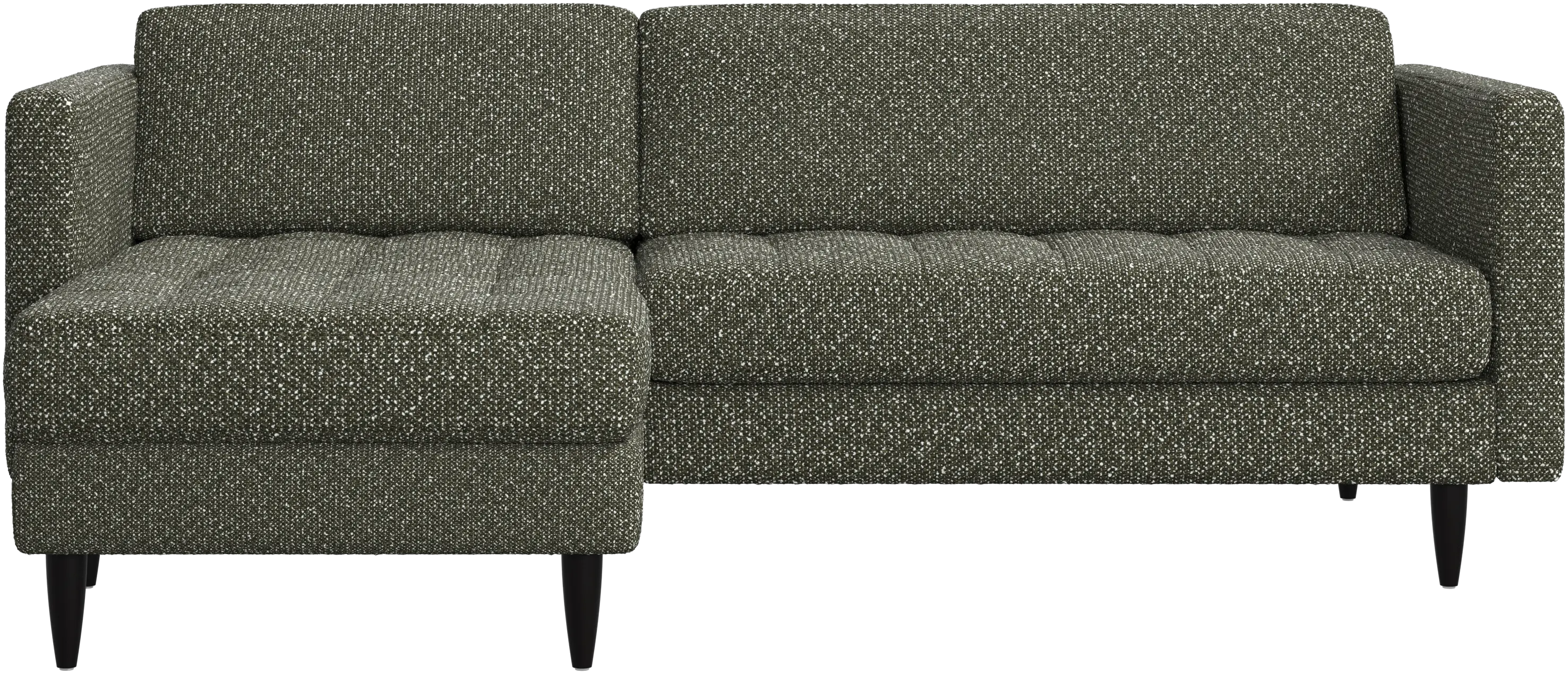 Sofá Osaka con módulo chaise-longue, asiento capitoné