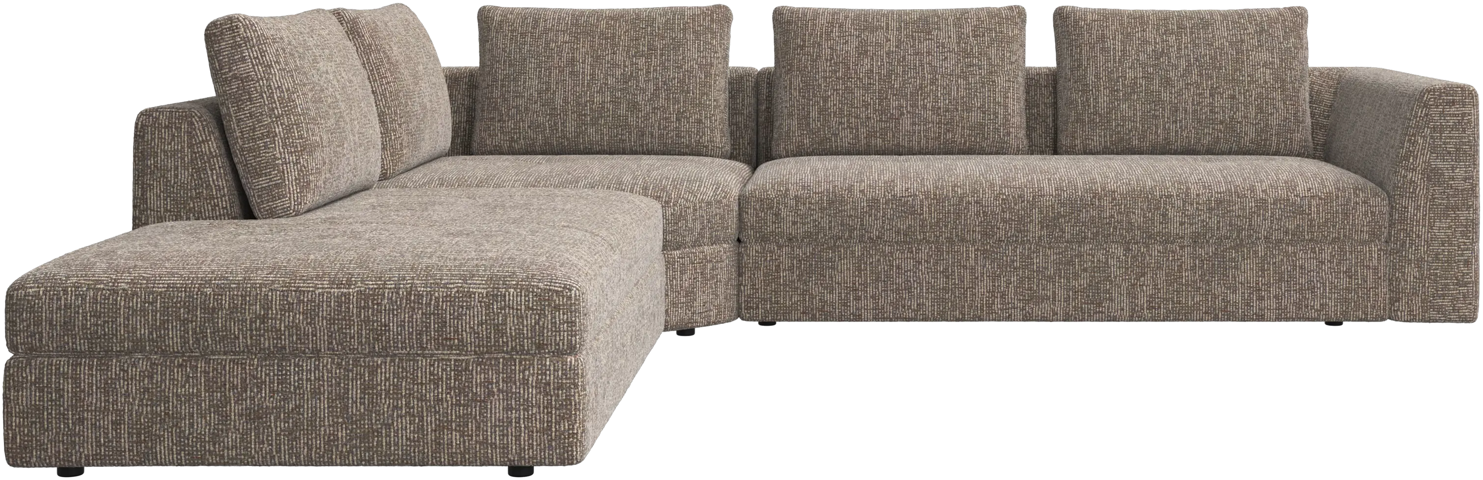 Bergamo corner sofa with lounging unit
