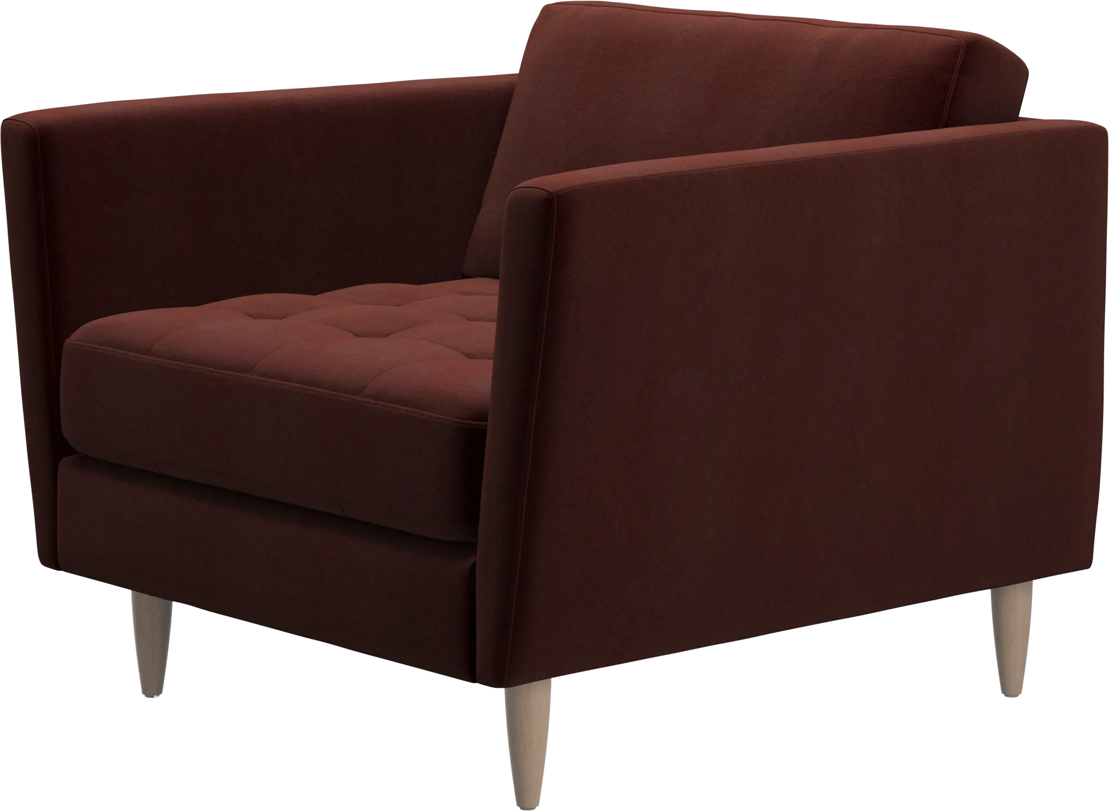 Osaka chair, tufted seat