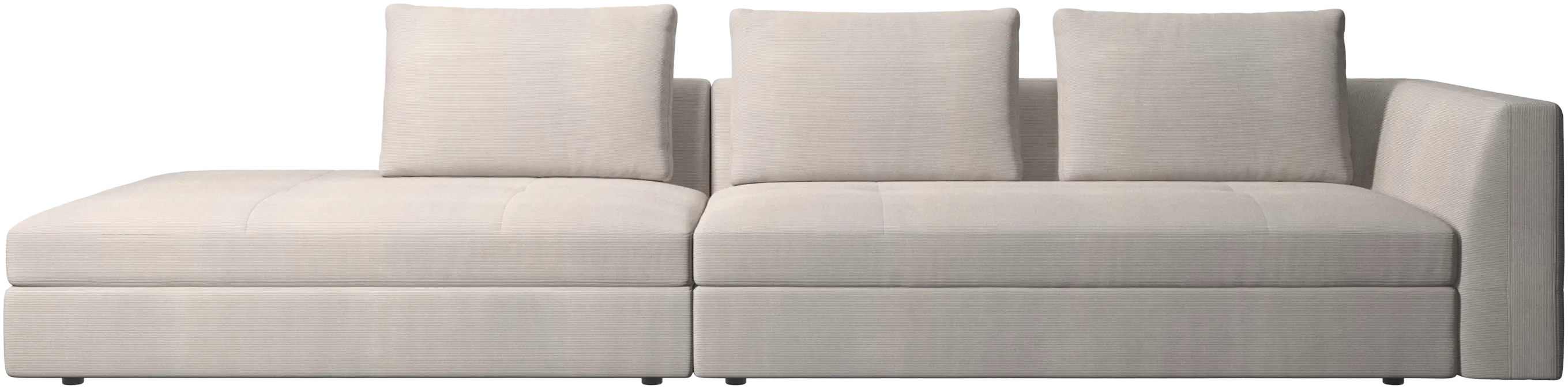 Bergamo sofa with lounging unit