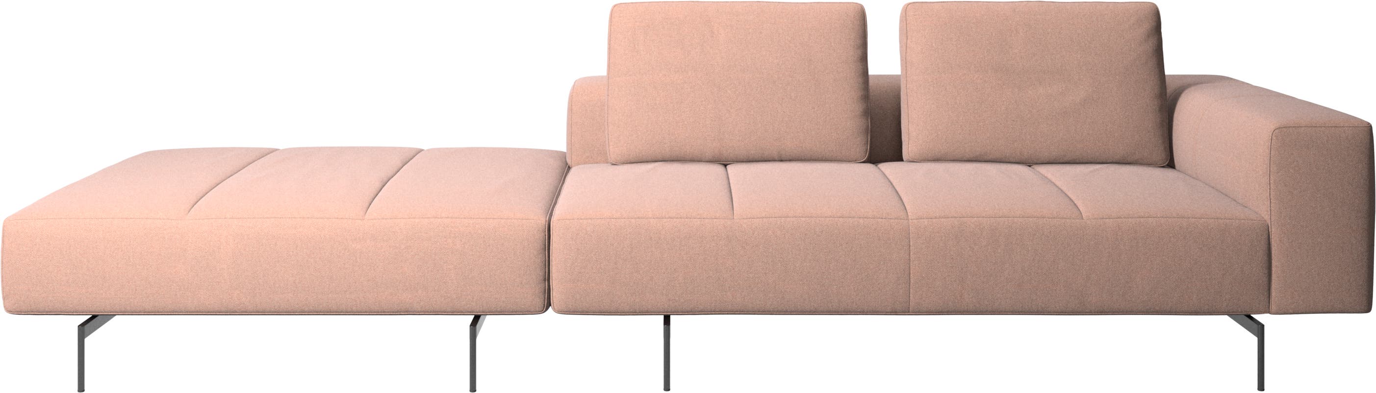 Amsterdam sofa with footstool on left side