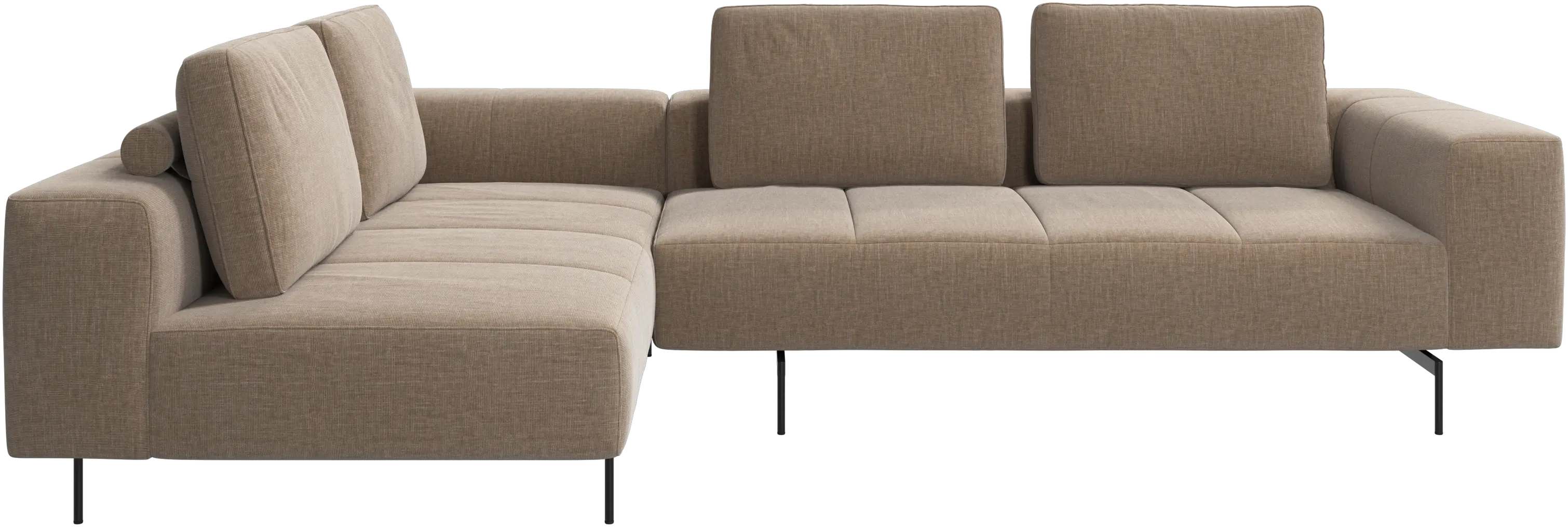 Amsterdam corner sofa with lounging unit