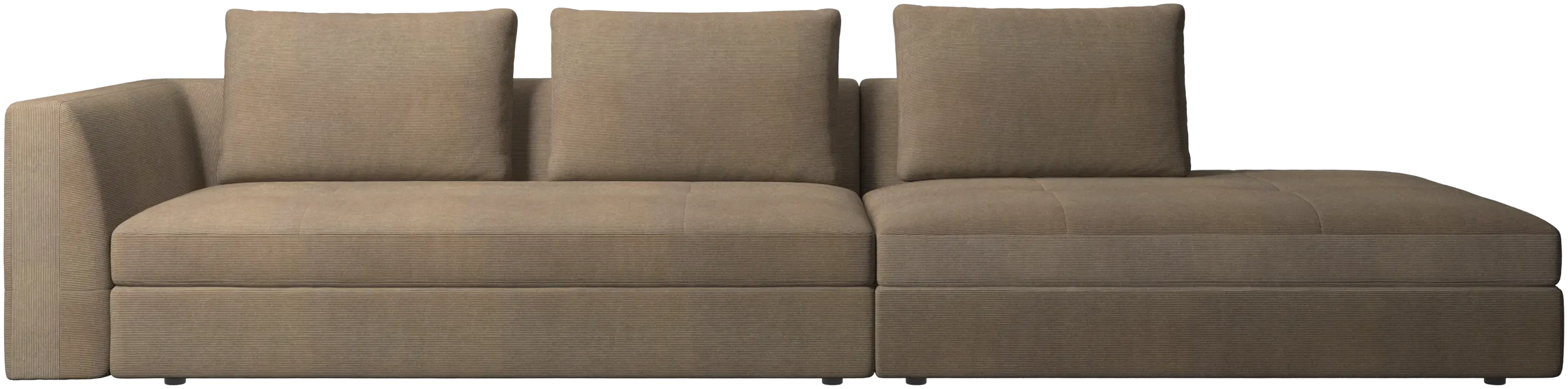 Bergamo sofa with lounging unit