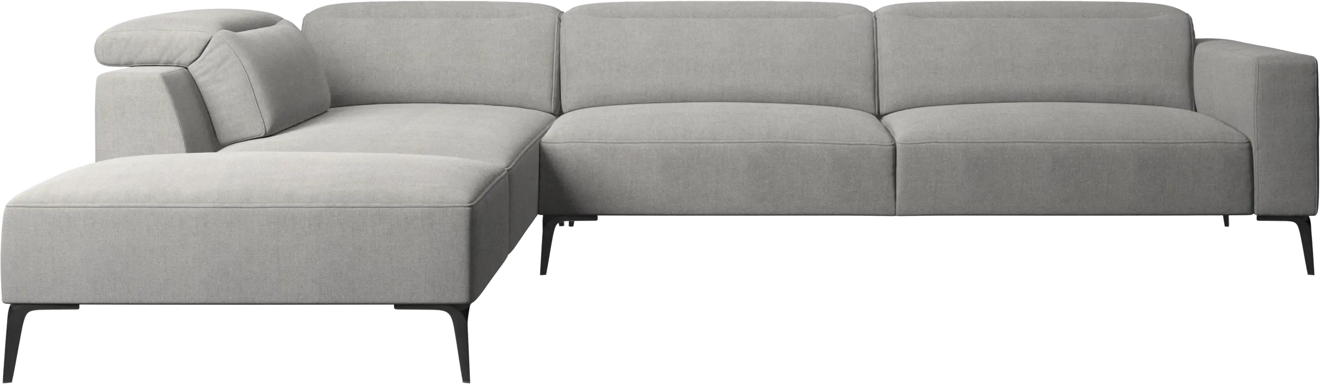 Zürich corner sofa with lounging unit