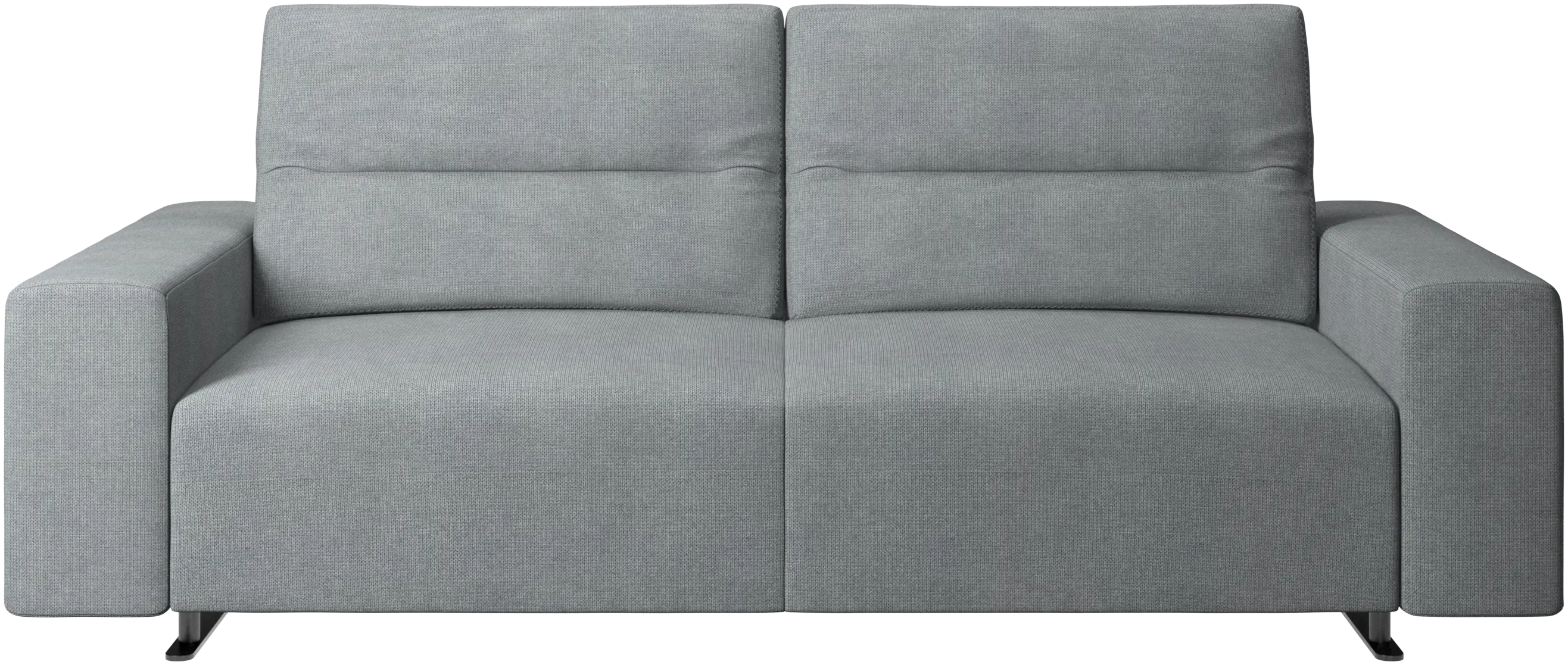 Hampton sofa with adjustable back and storage on the left side
