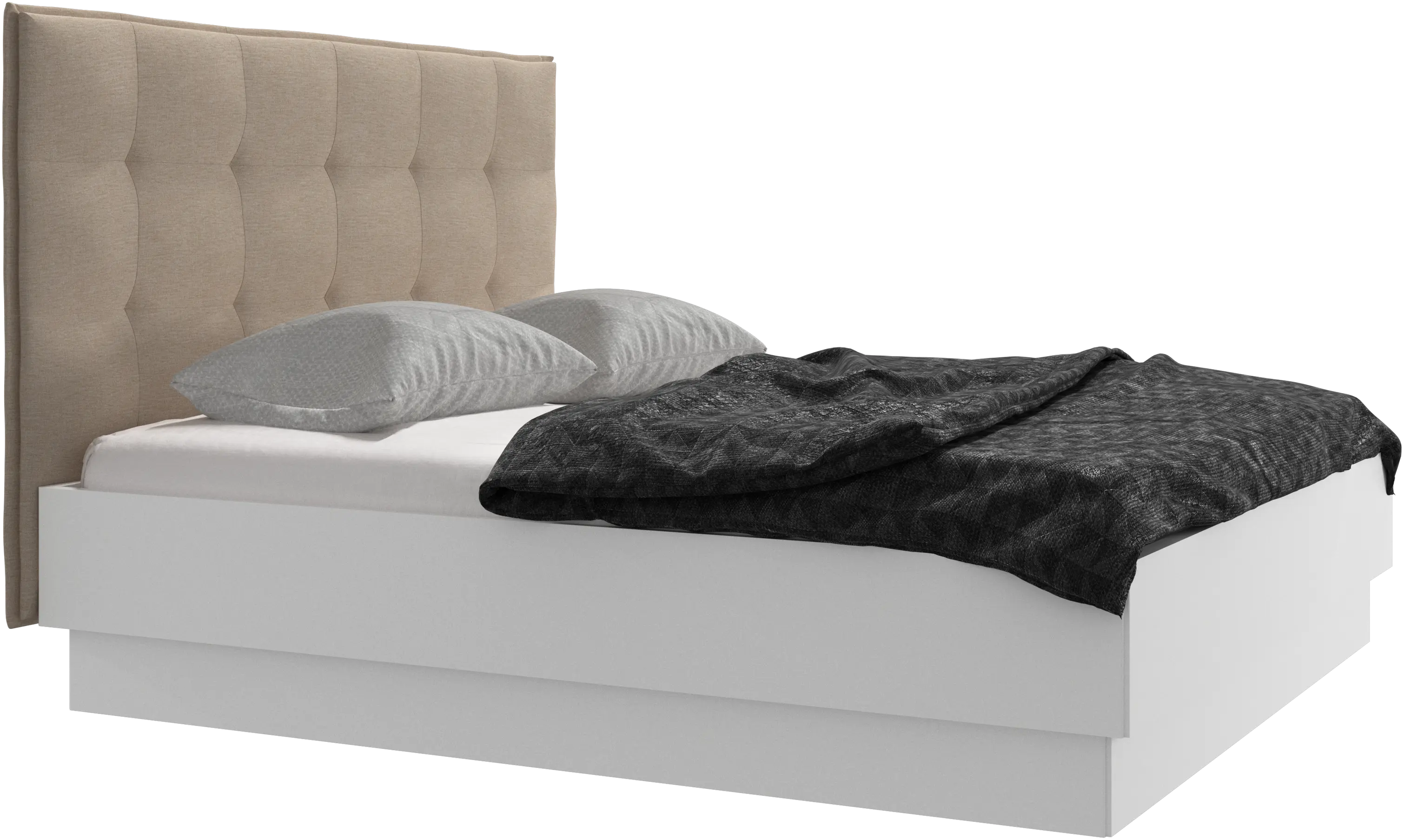 Cama com arrumação, excluindo colchão Lugano