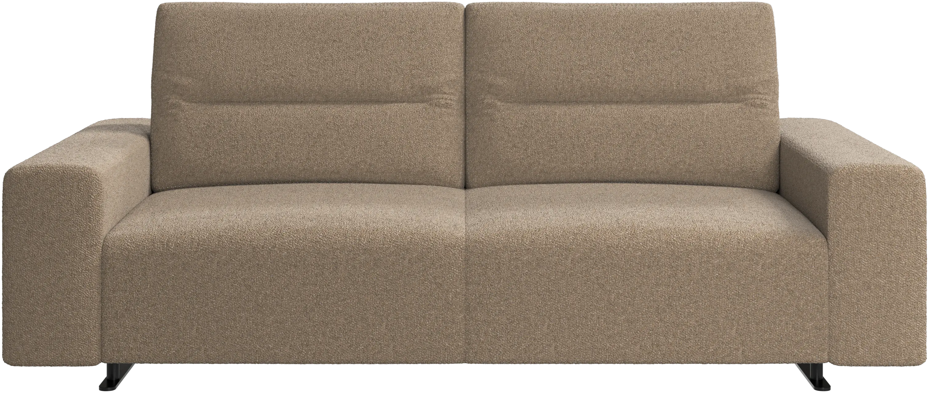 Hampton sofa with adjustable back and storage on the left side