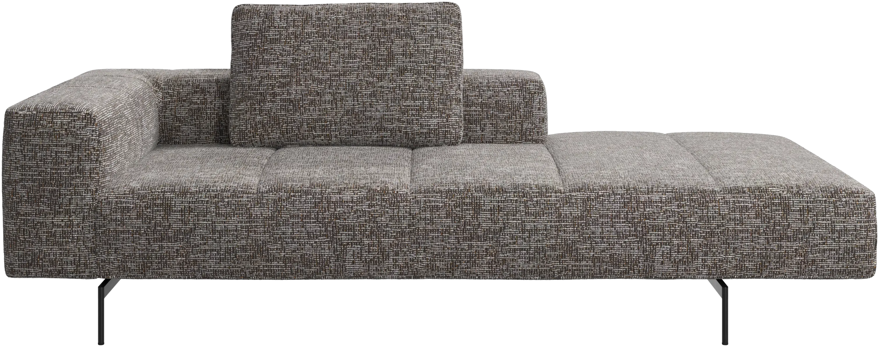 Szezlong do sofy Amsterdam, podłokietnik z lewej strony, otwarty z prawej strony