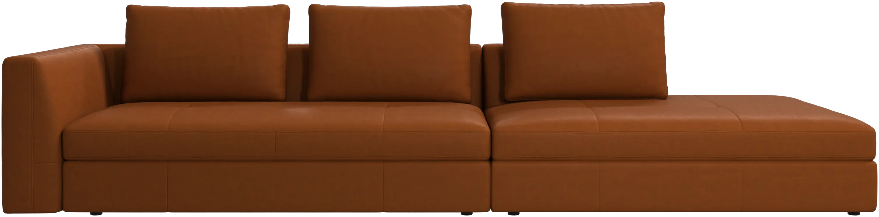 Bergamo sofa with lounging unit