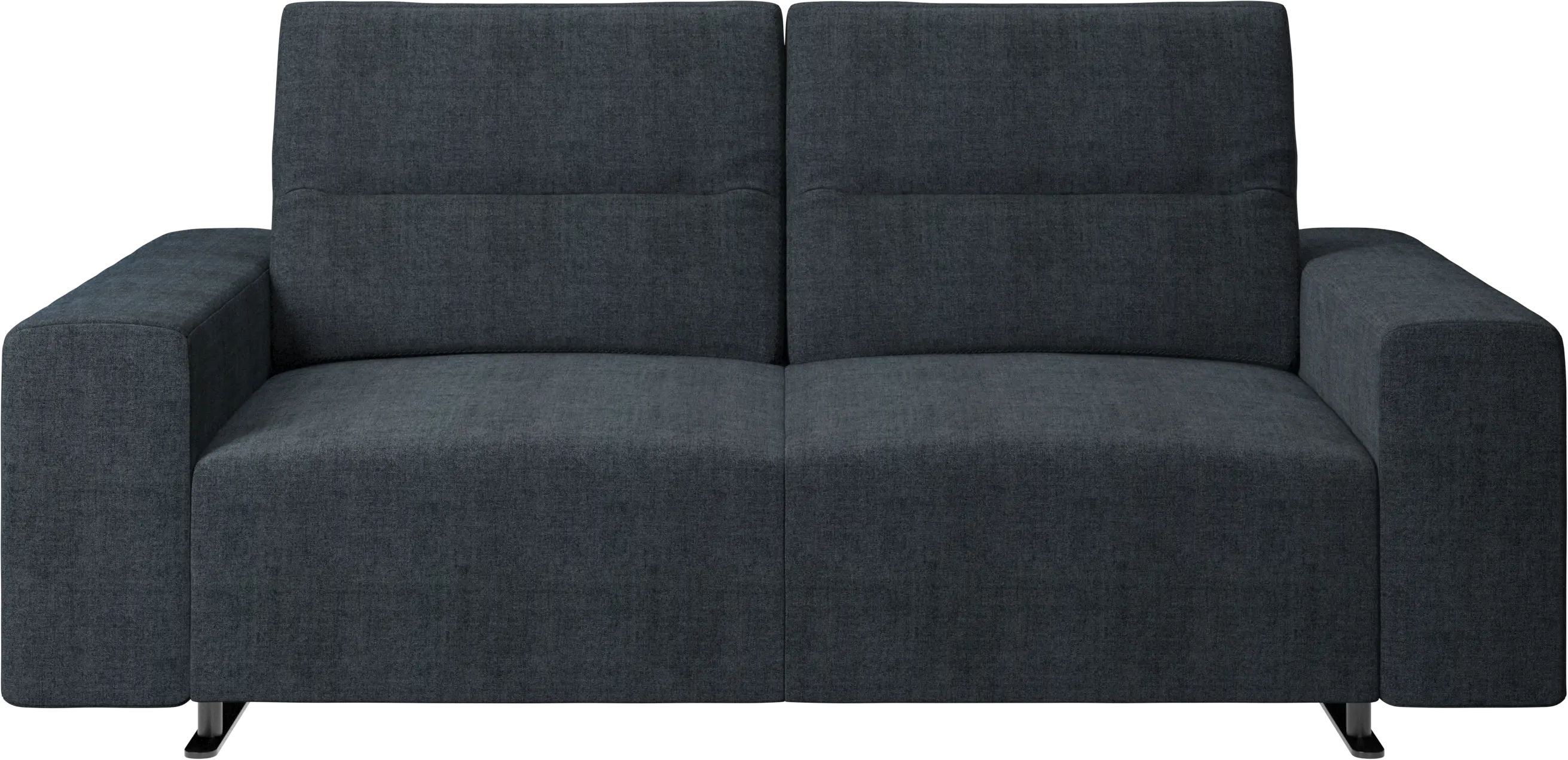 Hampton sofa with adjustable back and storage on the left side