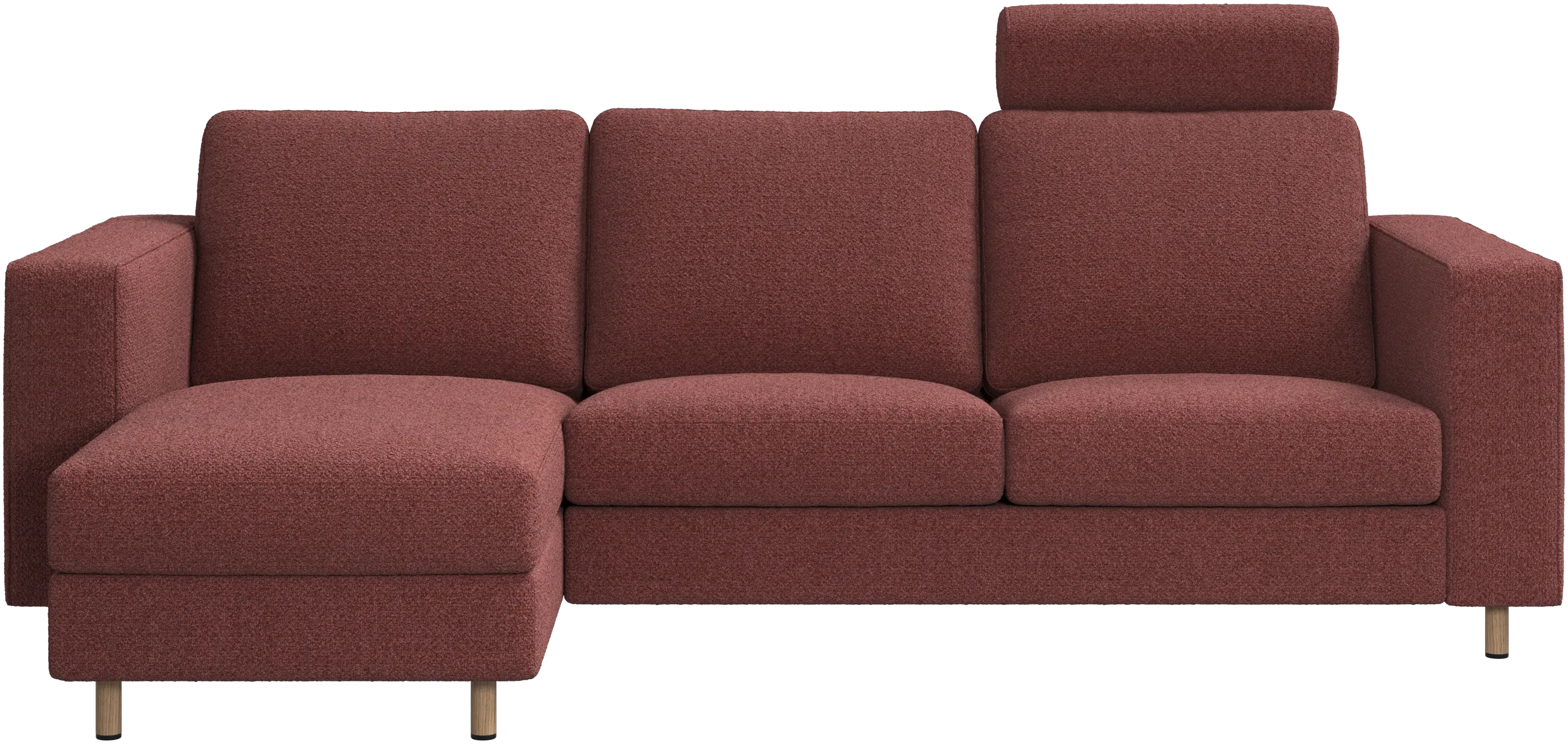 Indivi sofa with chaise longue left