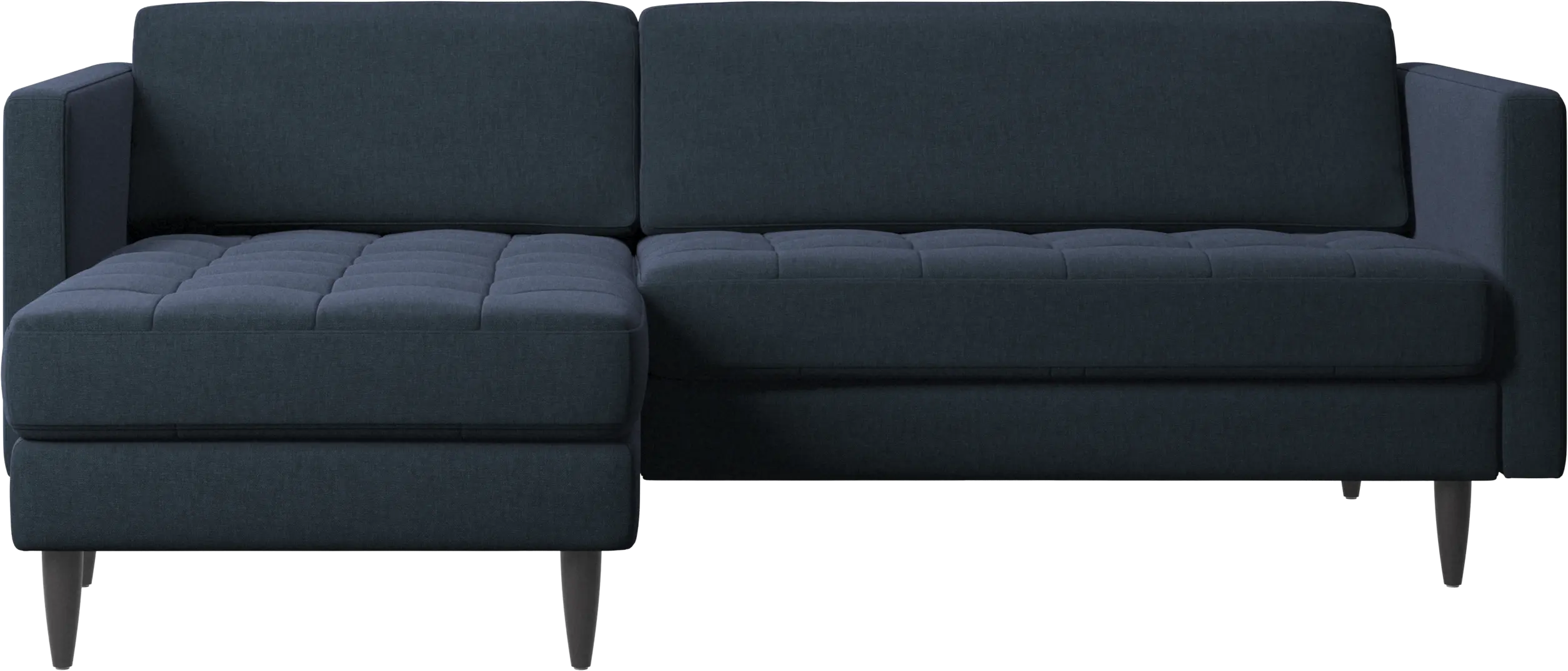 Osaka sofa with resting unit, tufted seat