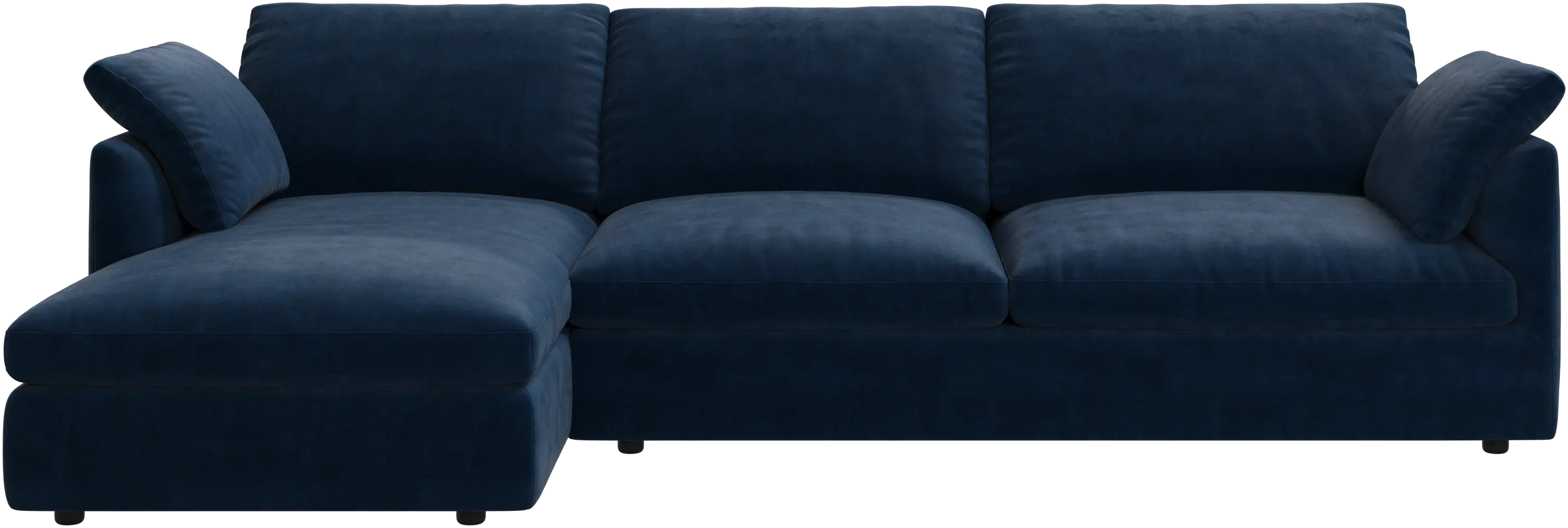 Milano sofa with chaise longue left