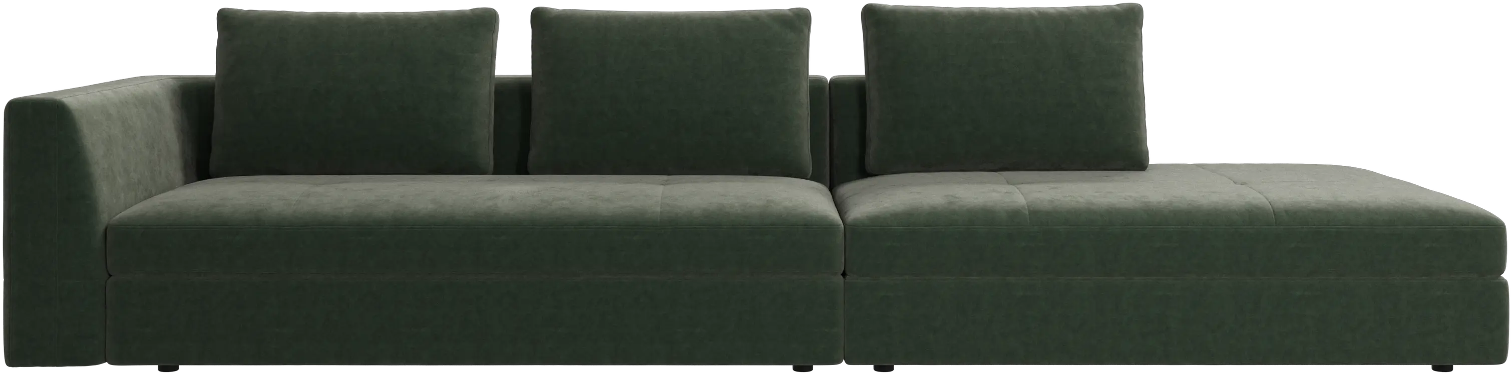 Bergamo sofa with lounging unit