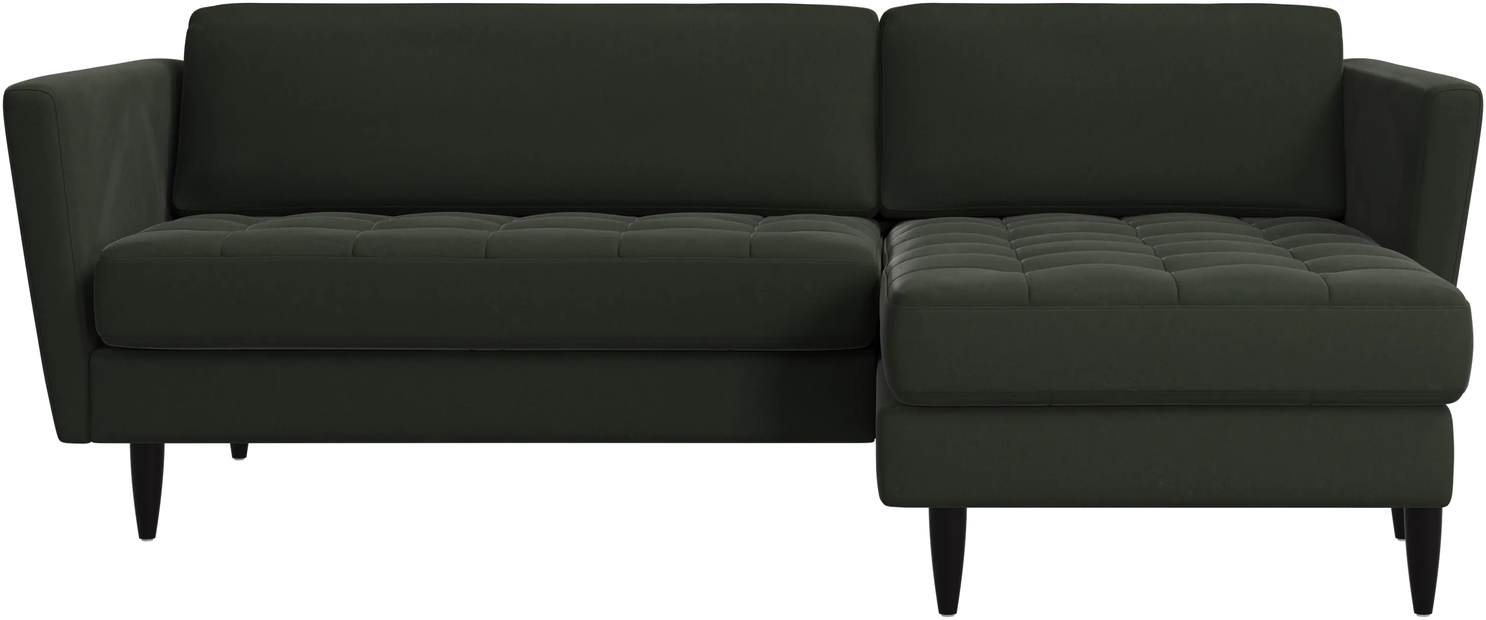 Osaka sofa with resting unit, tufted seat