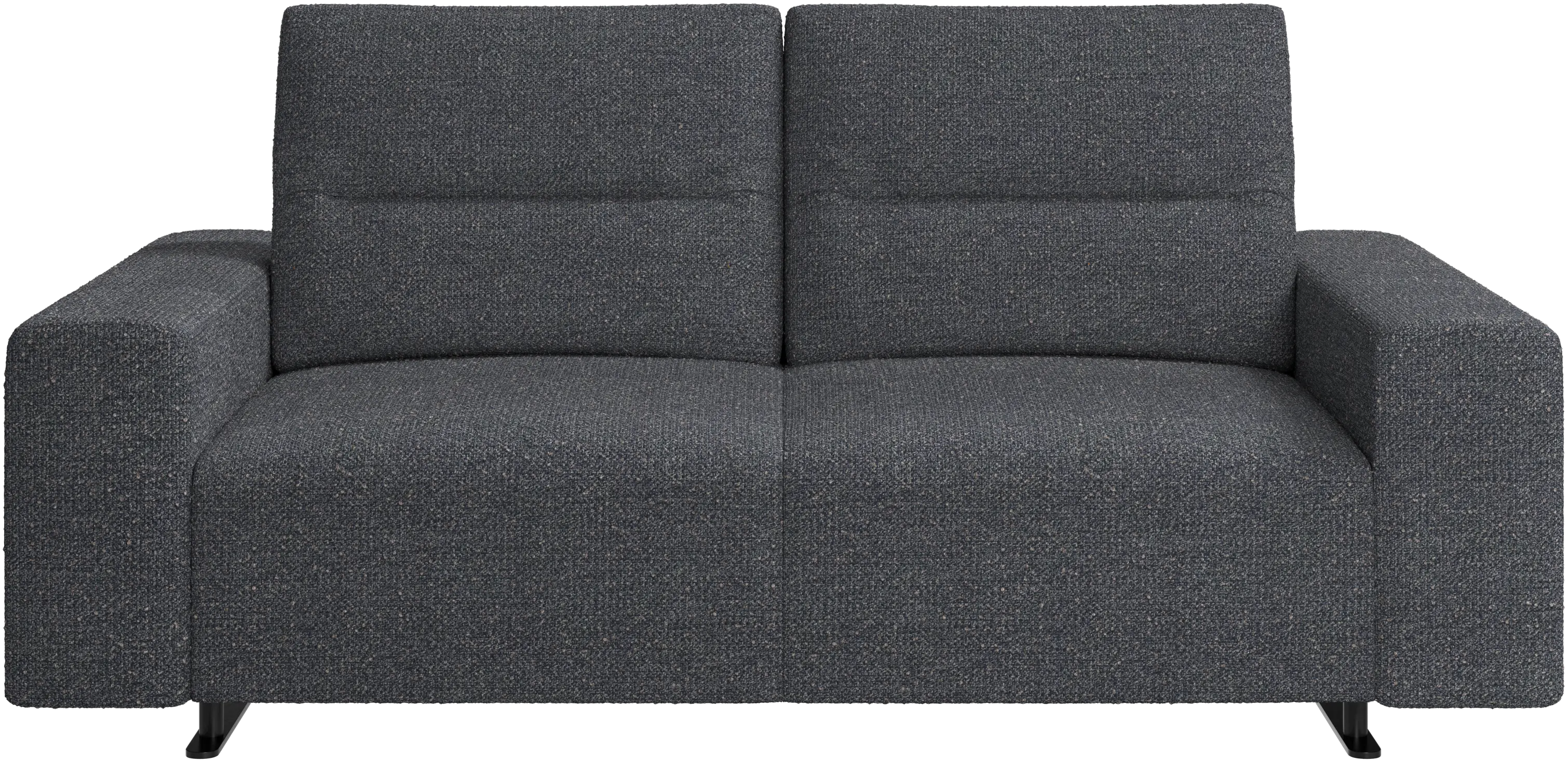 Hampton sofa with adjustable back and storage on the right side