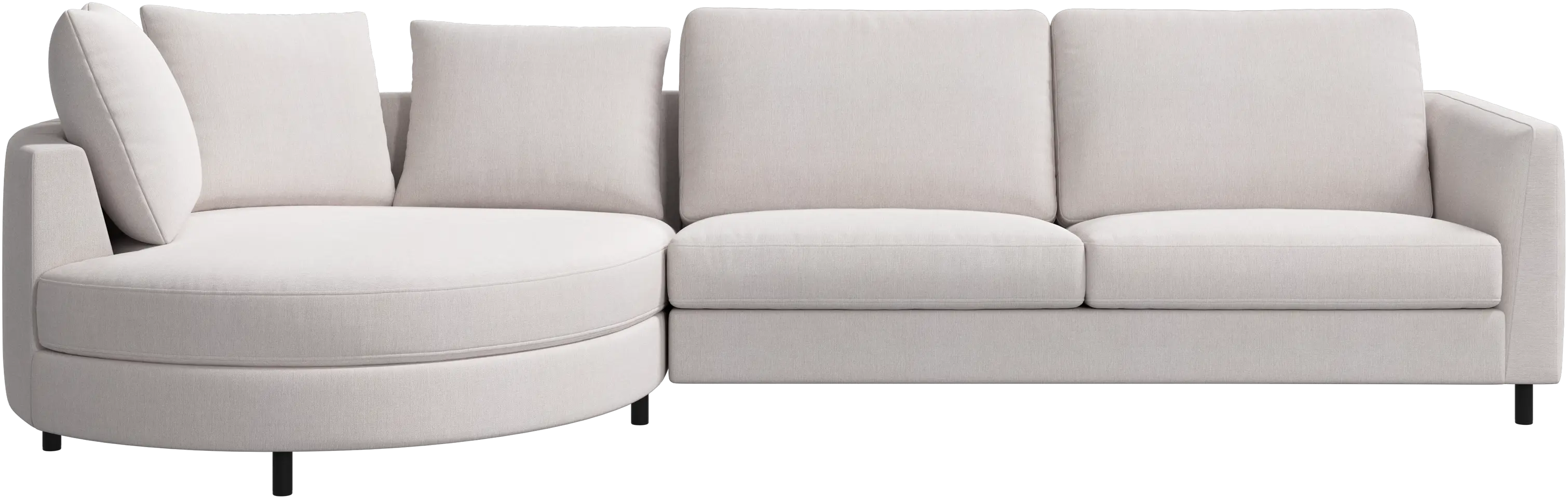 Indivi sofa with chaise longue left