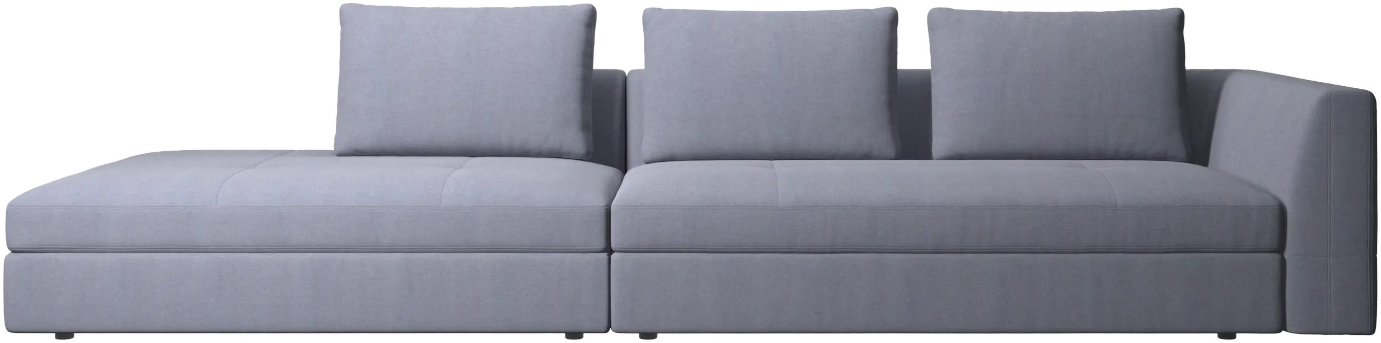 Bergamo sofa with lounging unit